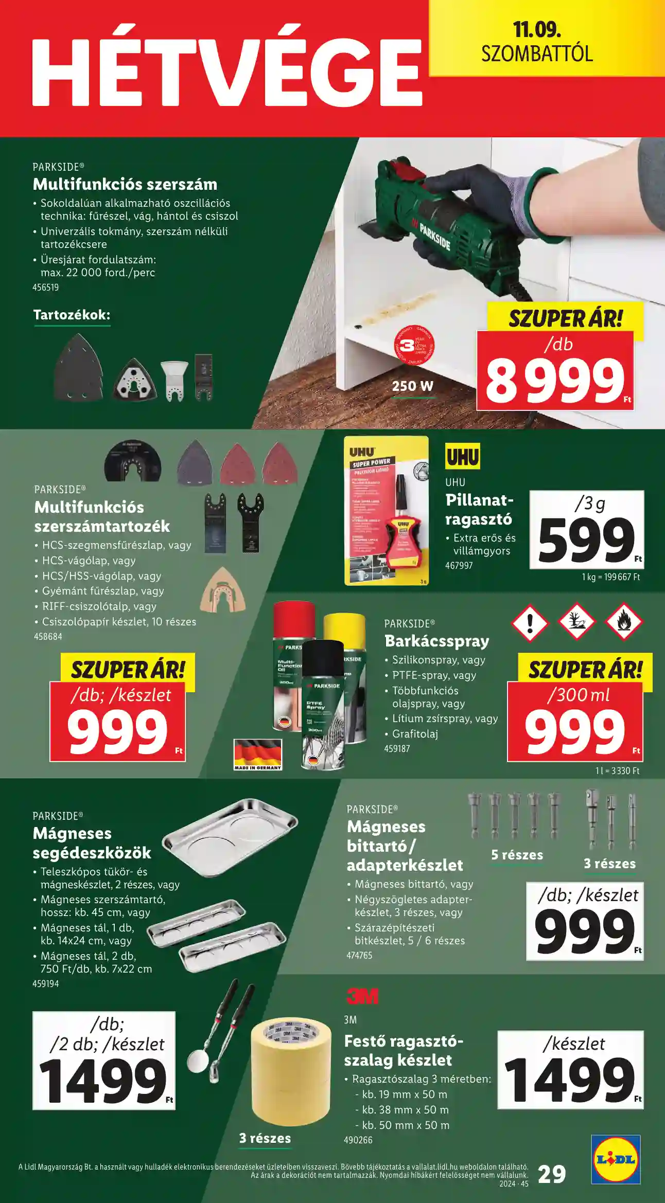 Lidl akciós újság 45. hét (Érvényes 11.07-től) (22 oldal)