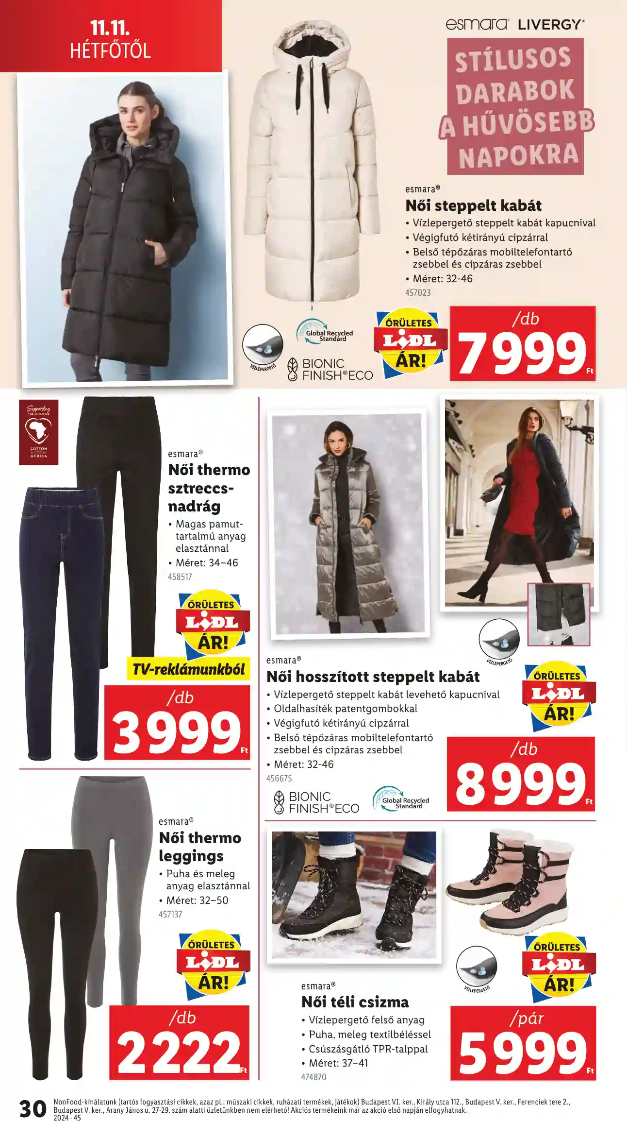 Lidl akciós újság 45. hét (Érvényes 11.07-től) (23 oldal)