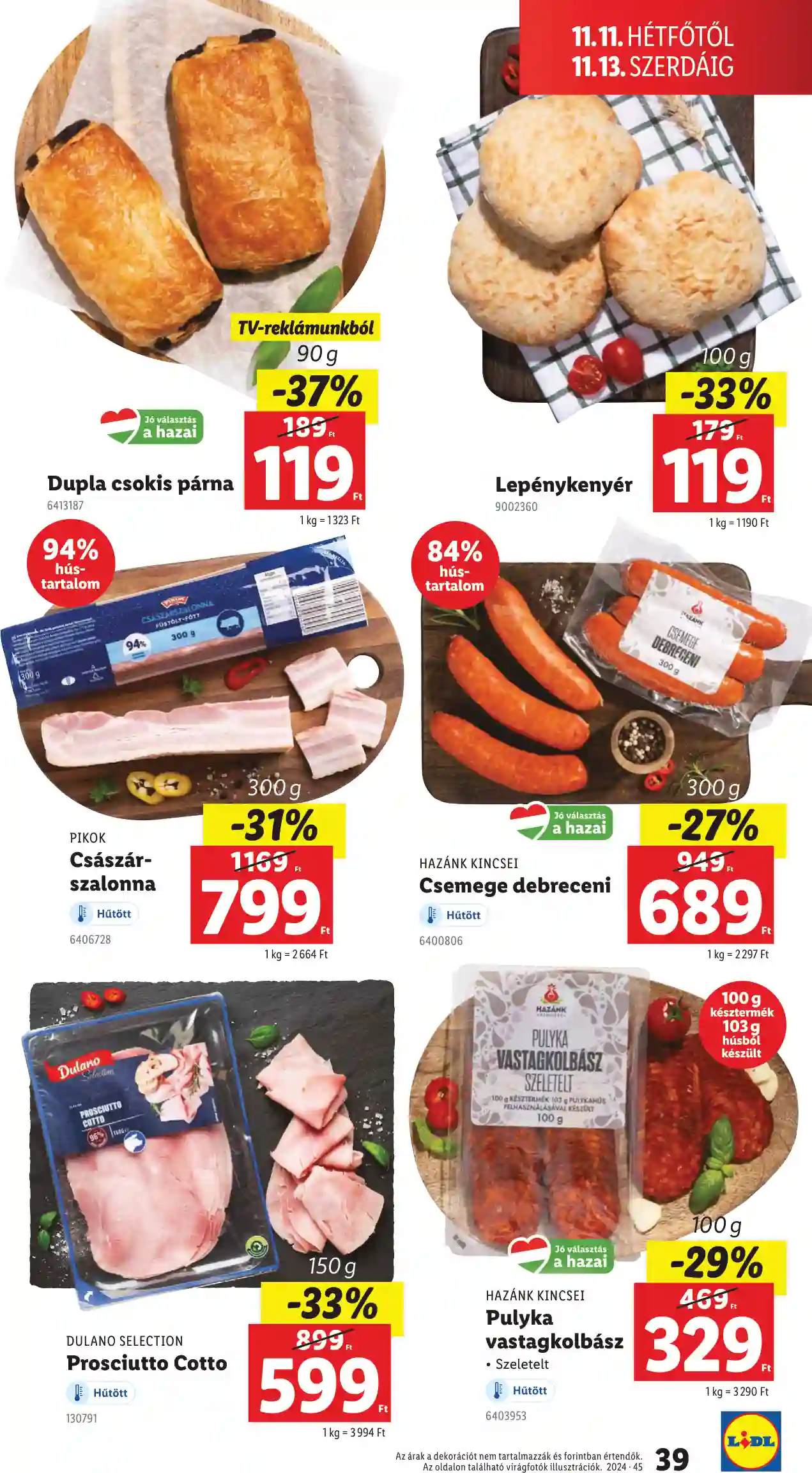 Lidl akciós újság 45. hét (Érvényes 11.07-től) (33 oldal)
