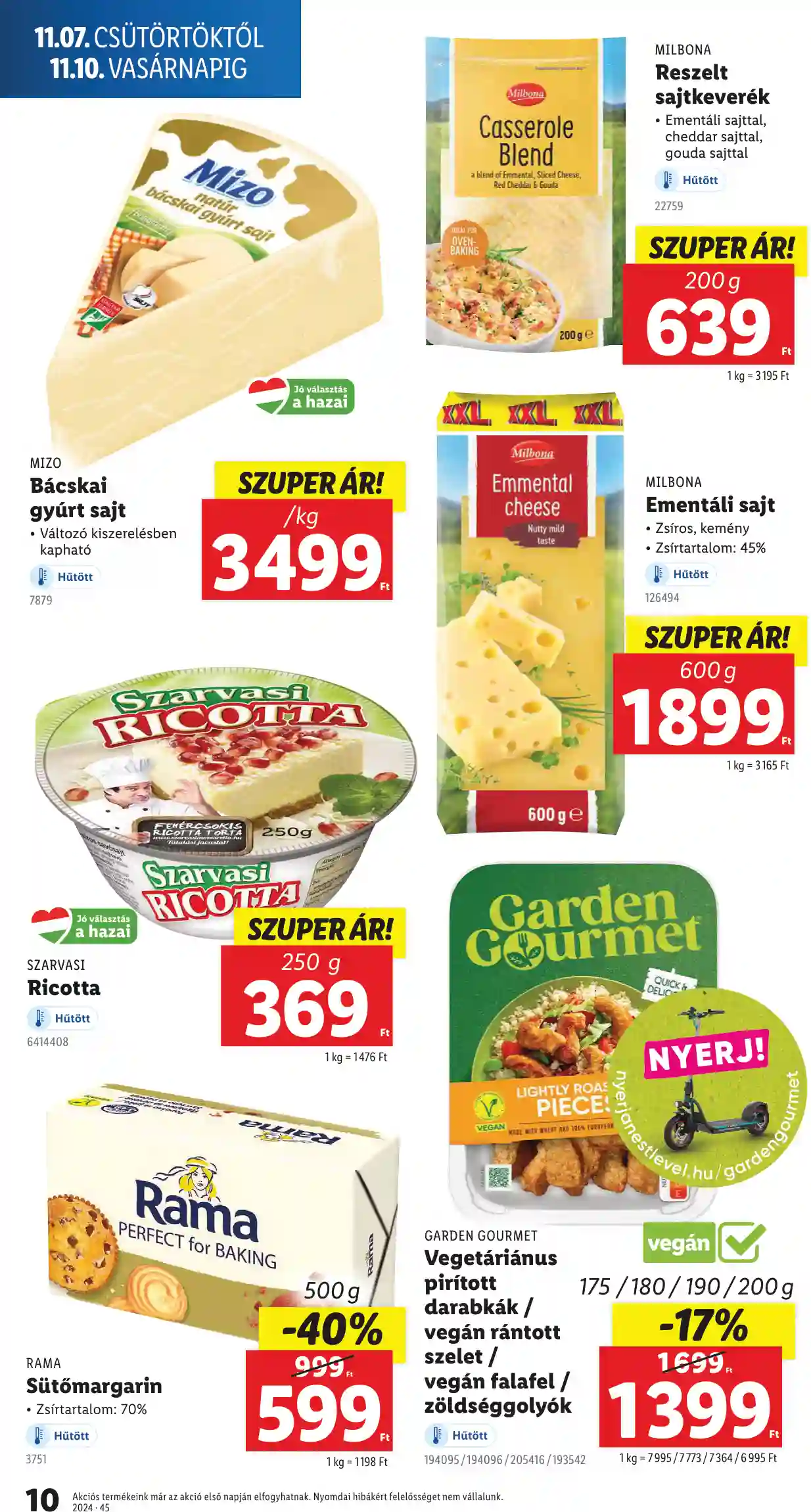 Lidl akciós újság 45. hét (Érvényes 11.07-től) (42 oldal)