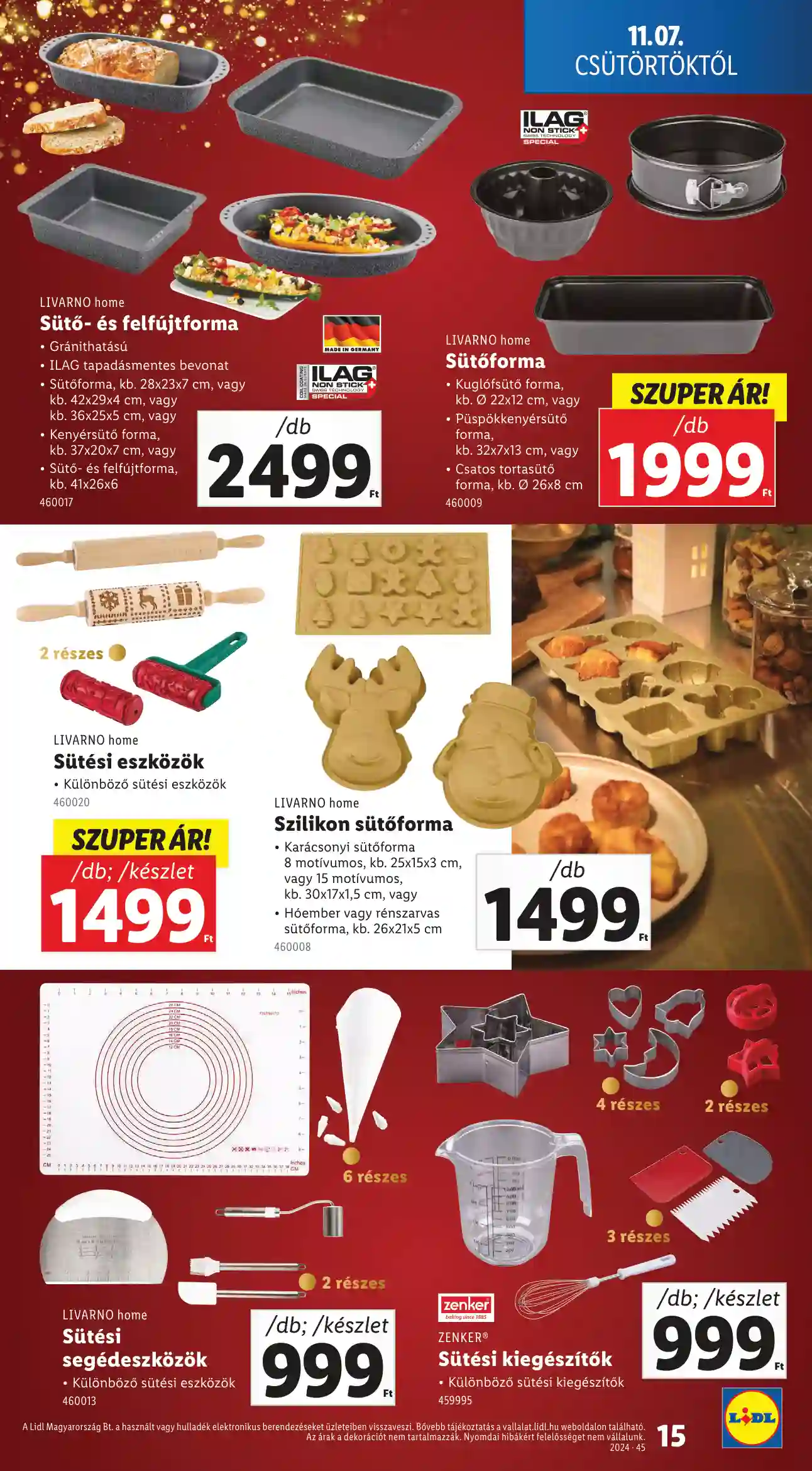 Lidl akciós újság 45. hét (Érvényes 11.07-től) (7 oldal)