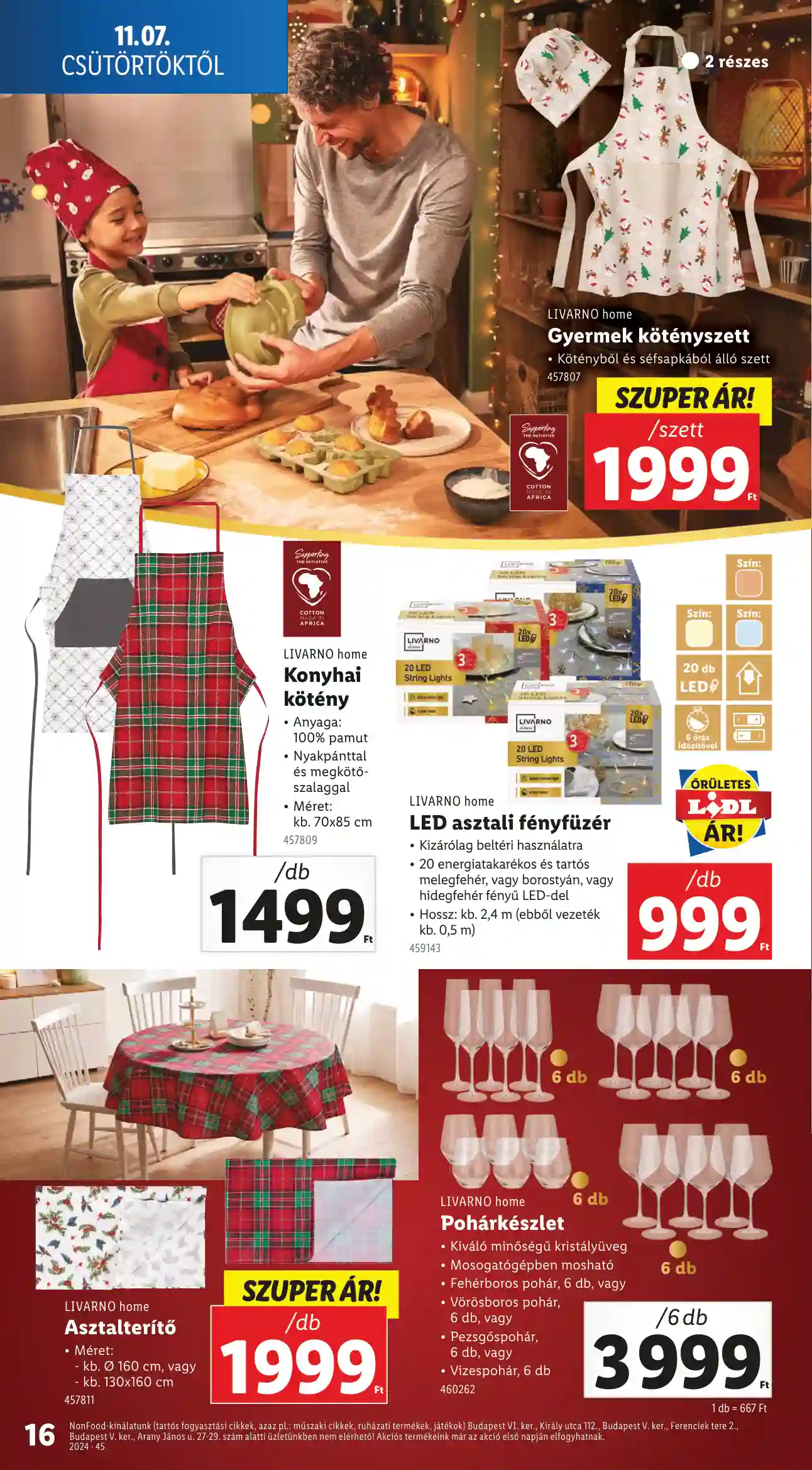 Lidl akciós újság 45. hét (Érvényes 11.07-től) (8 oldal)