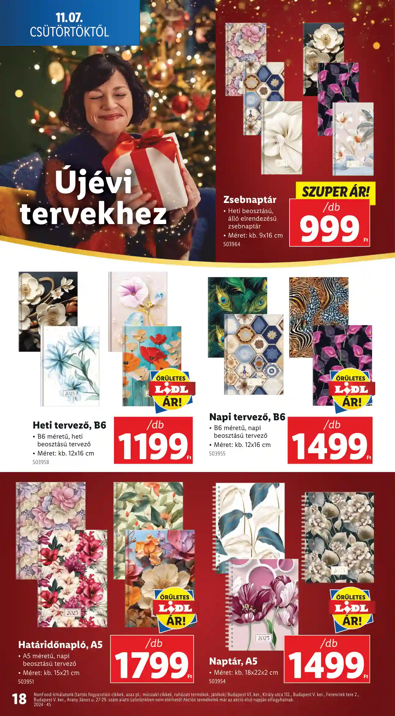 Lidl akciós újság 45. hét (Érvényes 11.07-től) (10 oldal)
