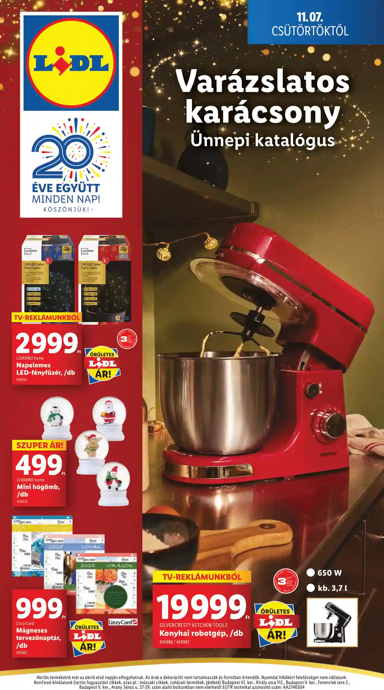 Lidl akciós újság 45. hét (Érvényes 11.07-től) (12 oldal)