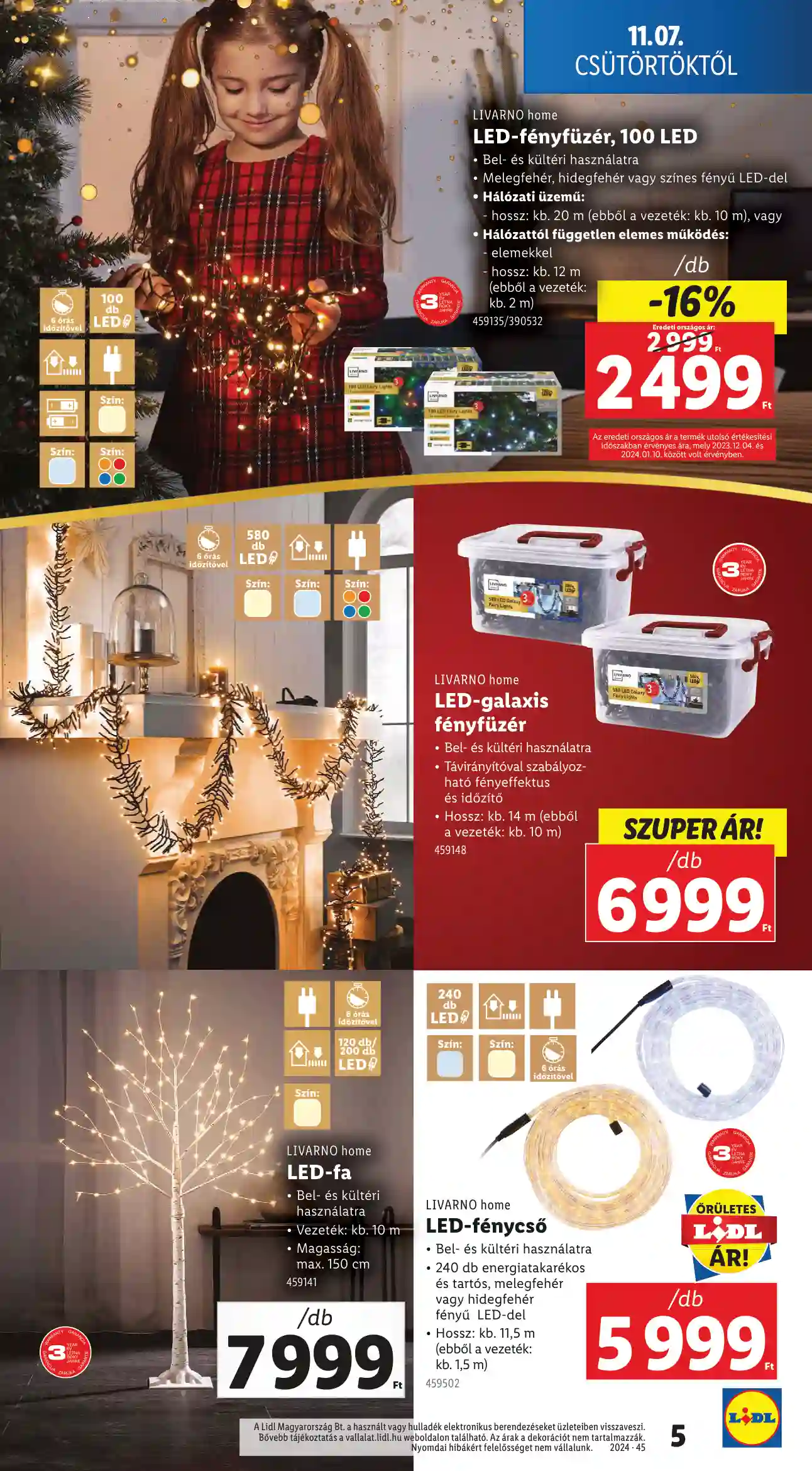 Lidl akciós újság 45. hét (Érvényes 11.07-től) (15 oldal)