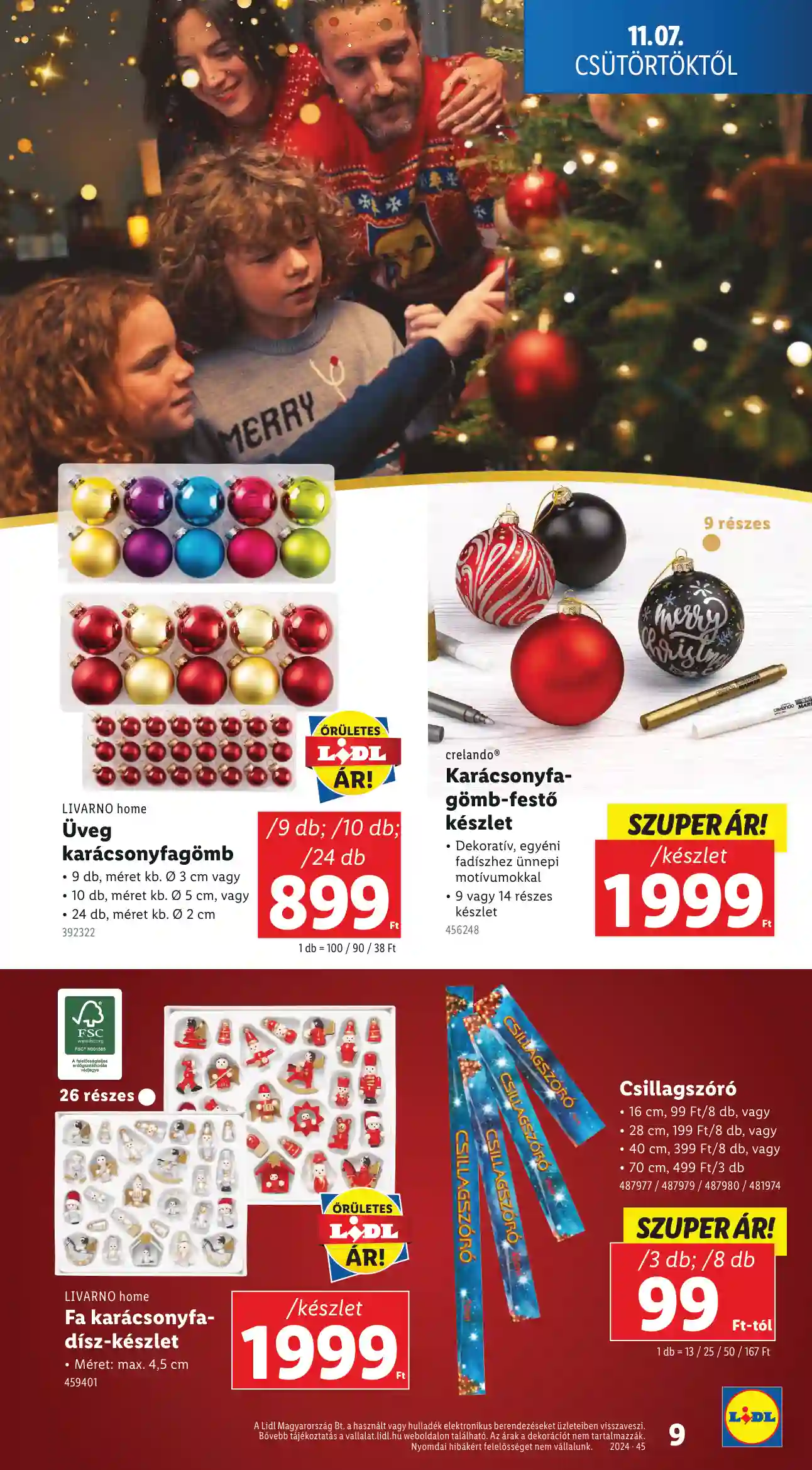 Lidl akciós újság 45. hét (Érvényes 11.07-től) (19 oldal)