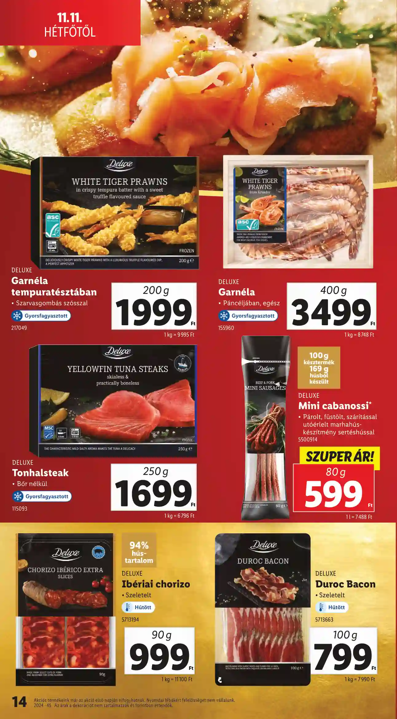 Lidl akciós újság 46. hét (Érvényes 11.11-től) (6 oldal)