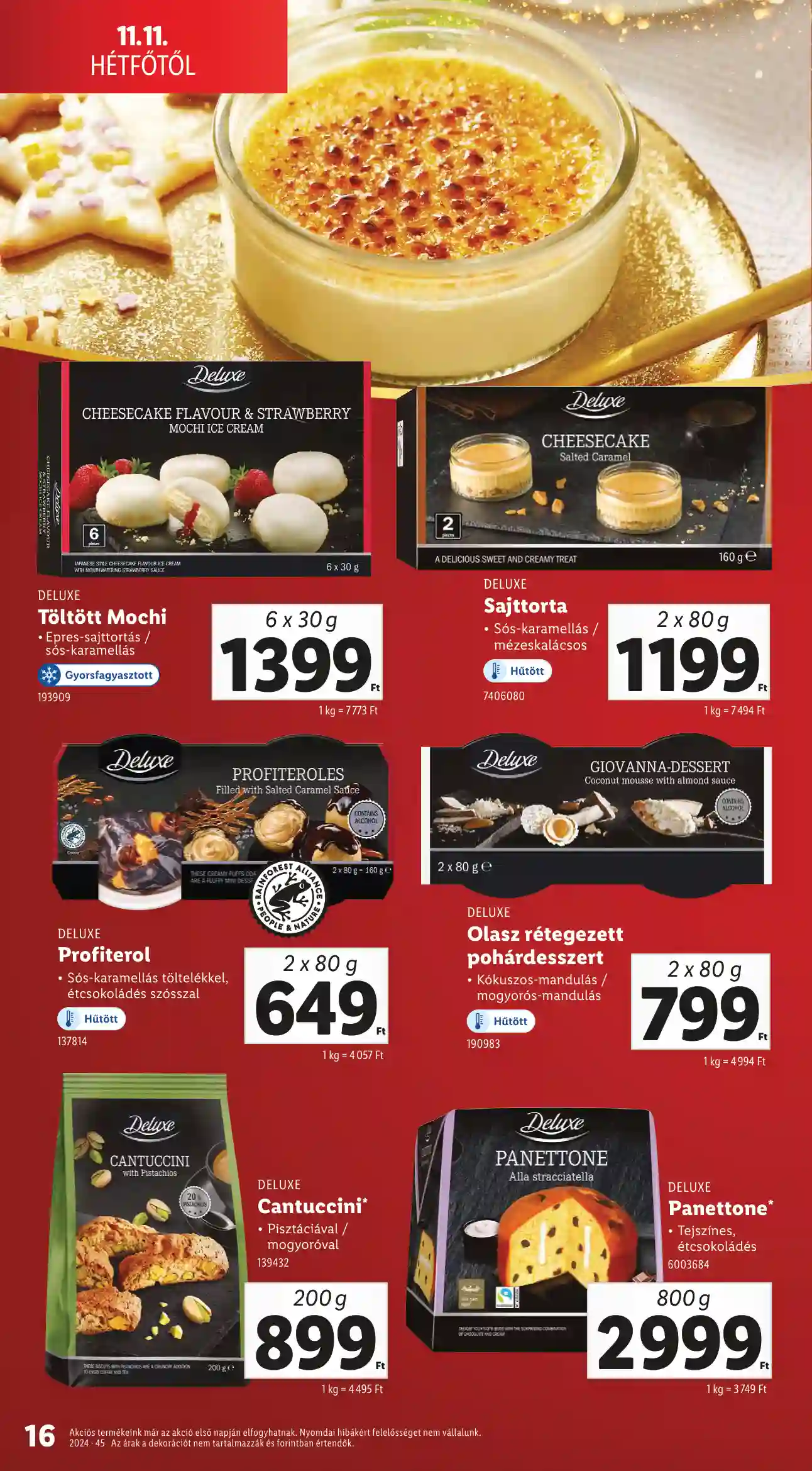 Lidl akciós újság 46. hét (Érvényes 11.11-től) (8 oldal)