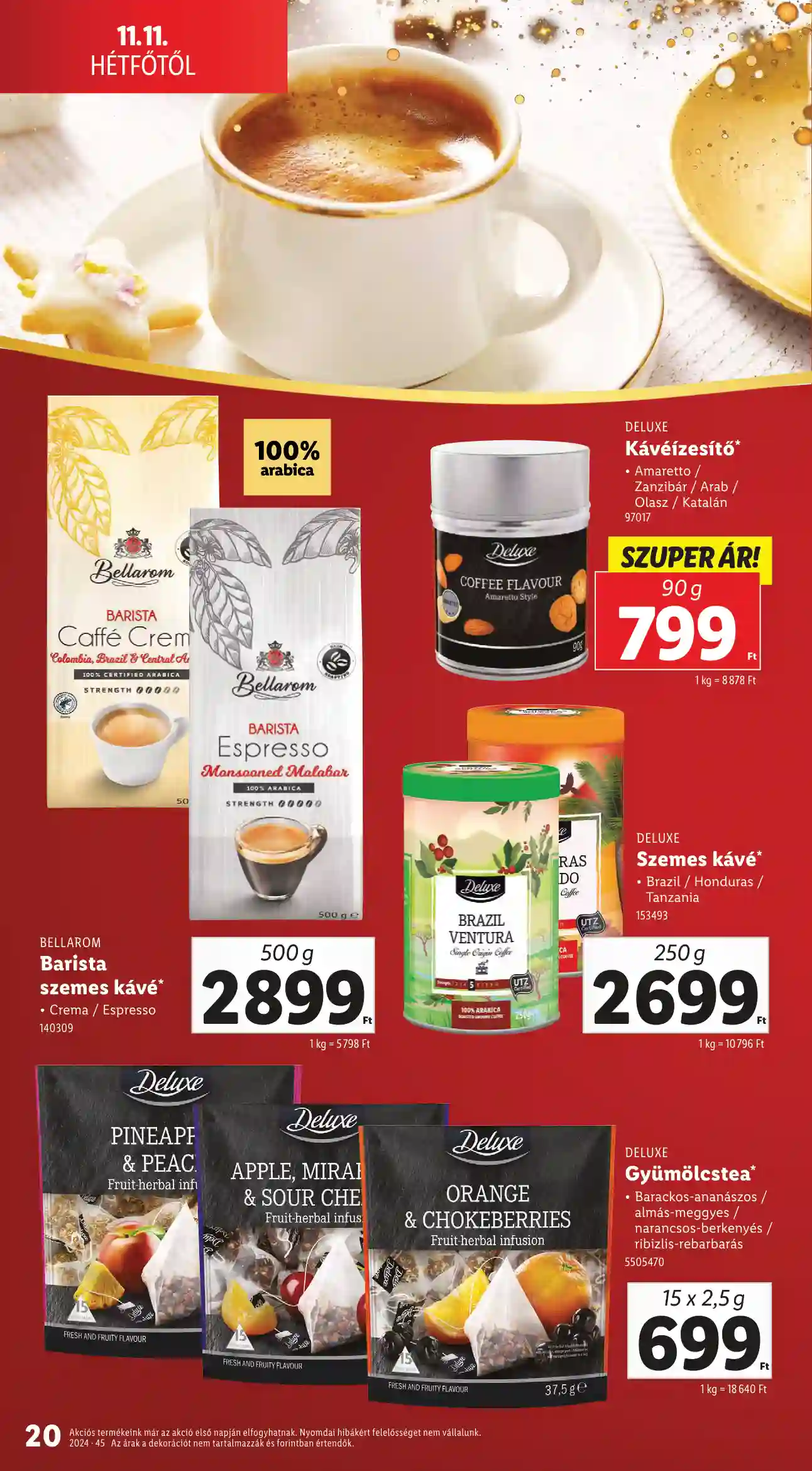 Lidl akciós újság 46. hét (Érvényes 11.11-től) (12 oldal)