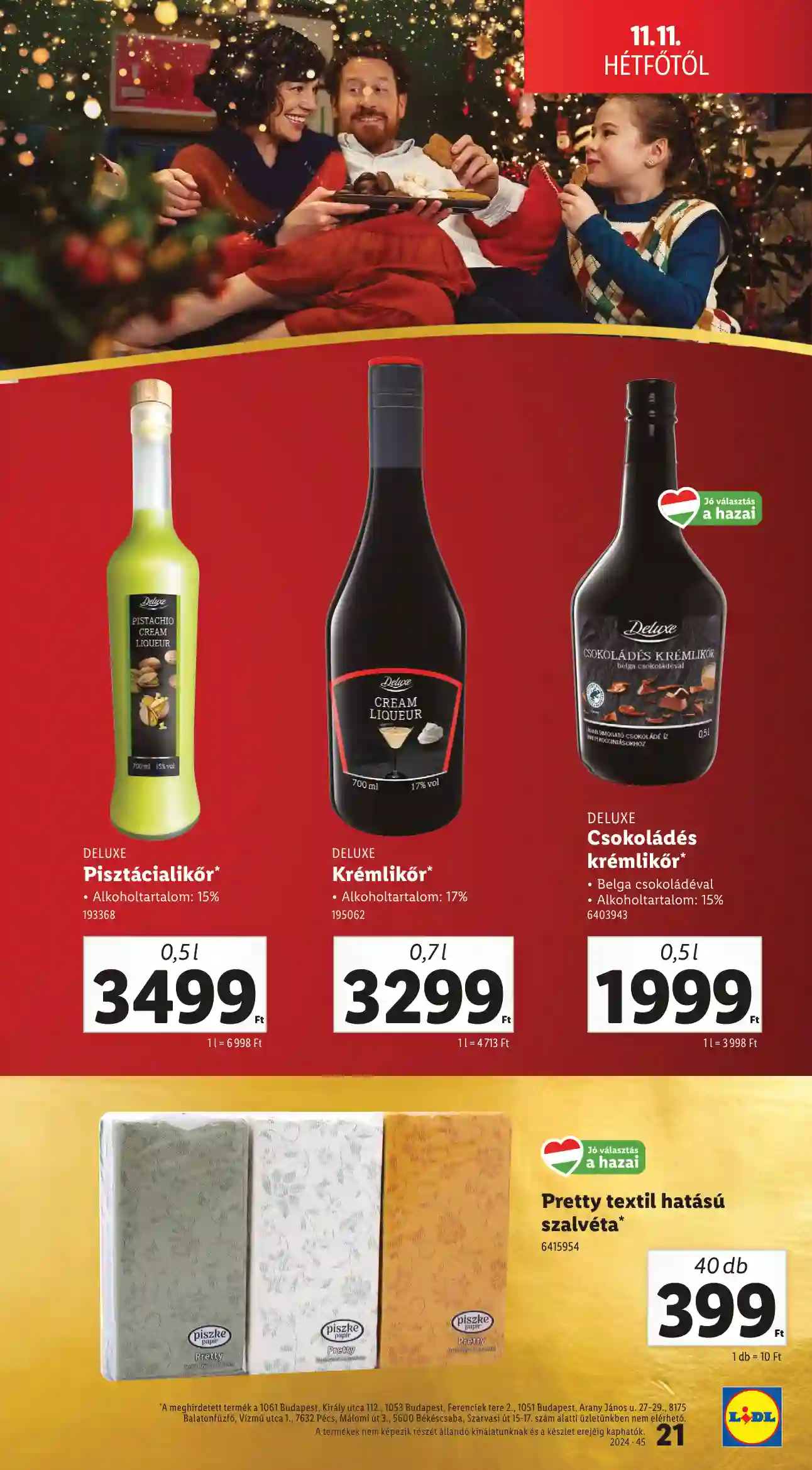 Lidl akciós újság 46. hét (Érvényes 11.11-től) (14 oldal)