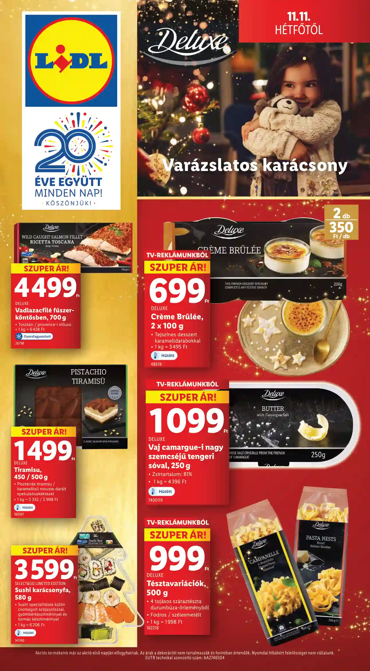 Lidl akciós újság 46. hét (Érvényes 11.11-től) (15 oldal)