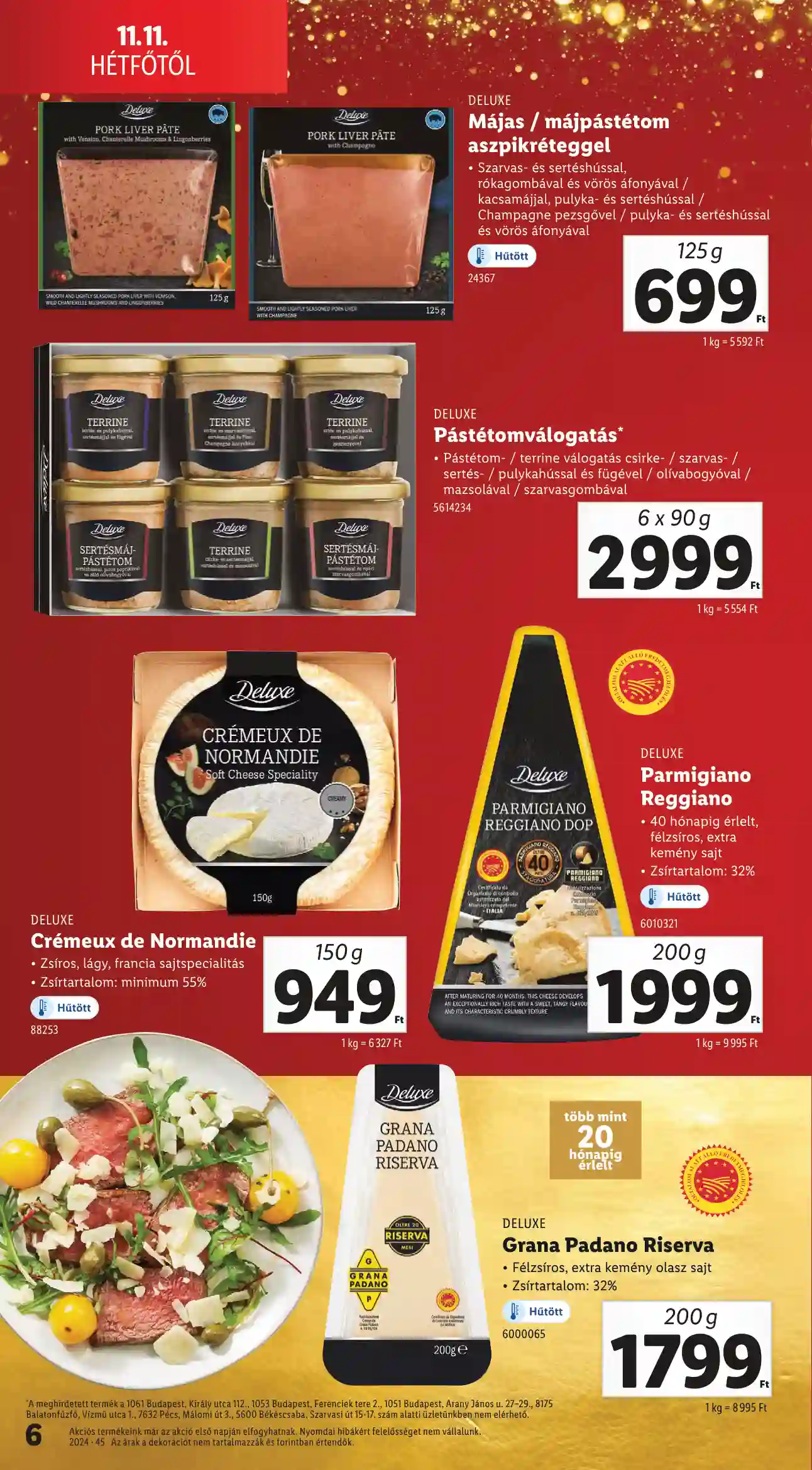 Lidl akciós újság 46. hét (Érvényes 11.11-től) (18 oldal)