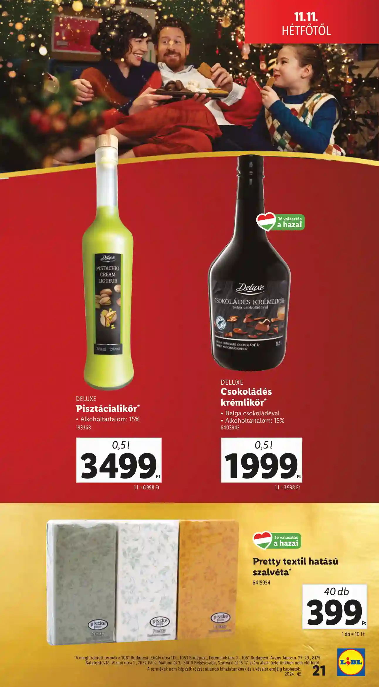 Lidl akciós újság 46. hét (Érvényes 11.11-től) (14 oldal)