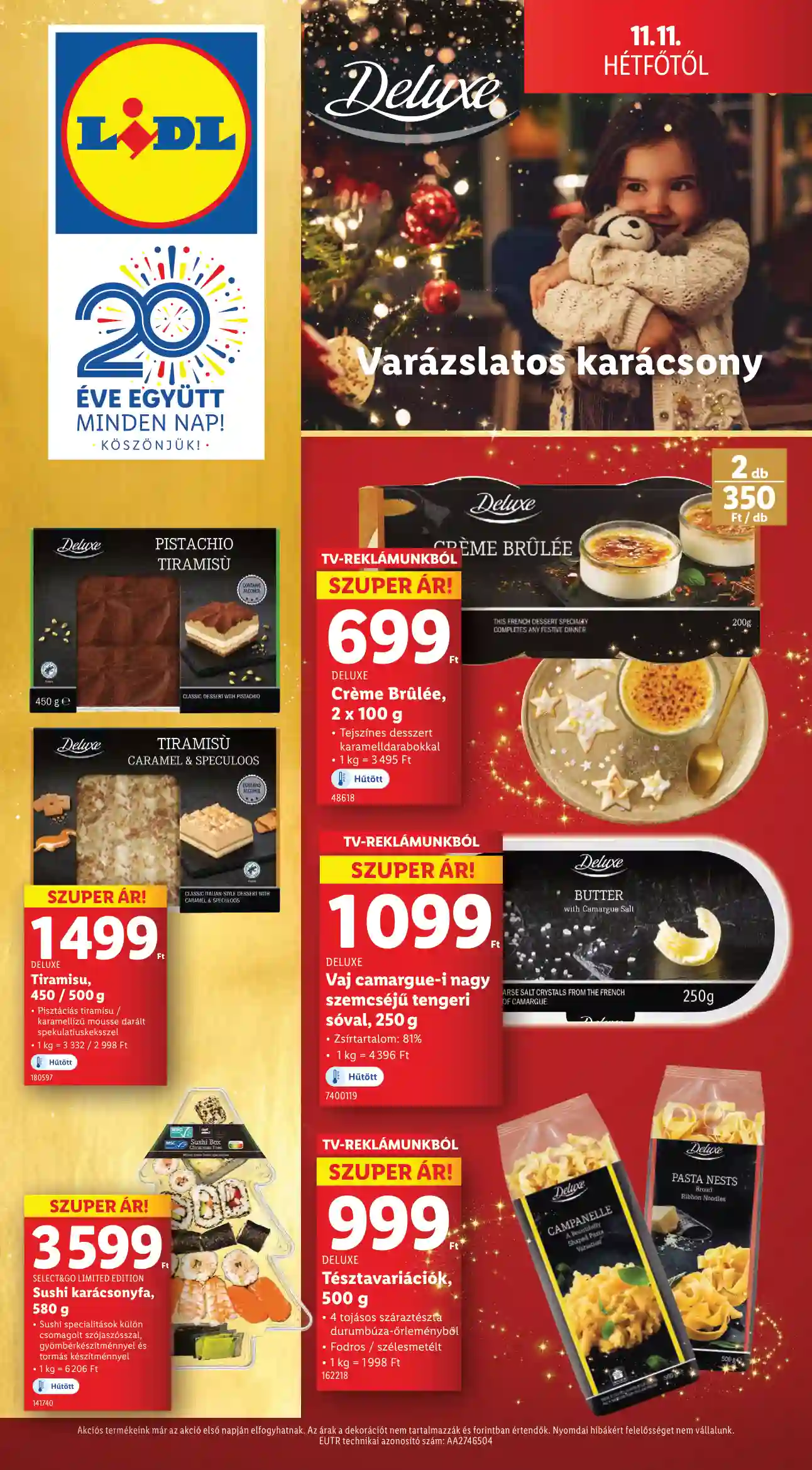 Lidl akciós újság 46. hét (Érvényes 11.11-től) (15 oldal)