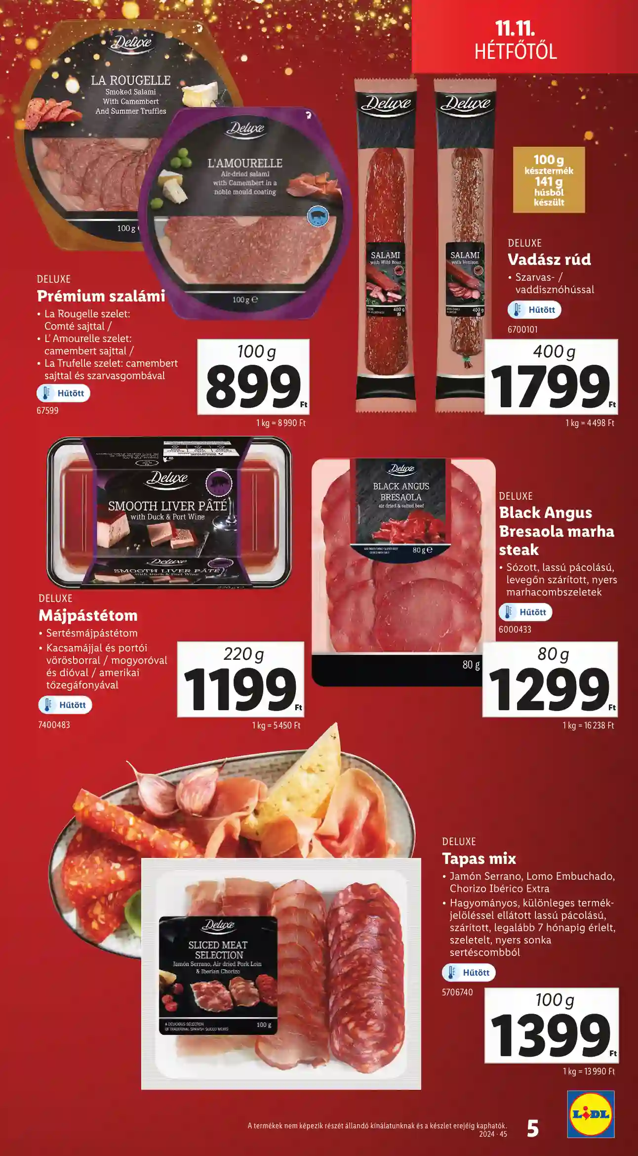 Lidl akciós újság 46. hét (Érvényes 11.11-től) (17 oldal)