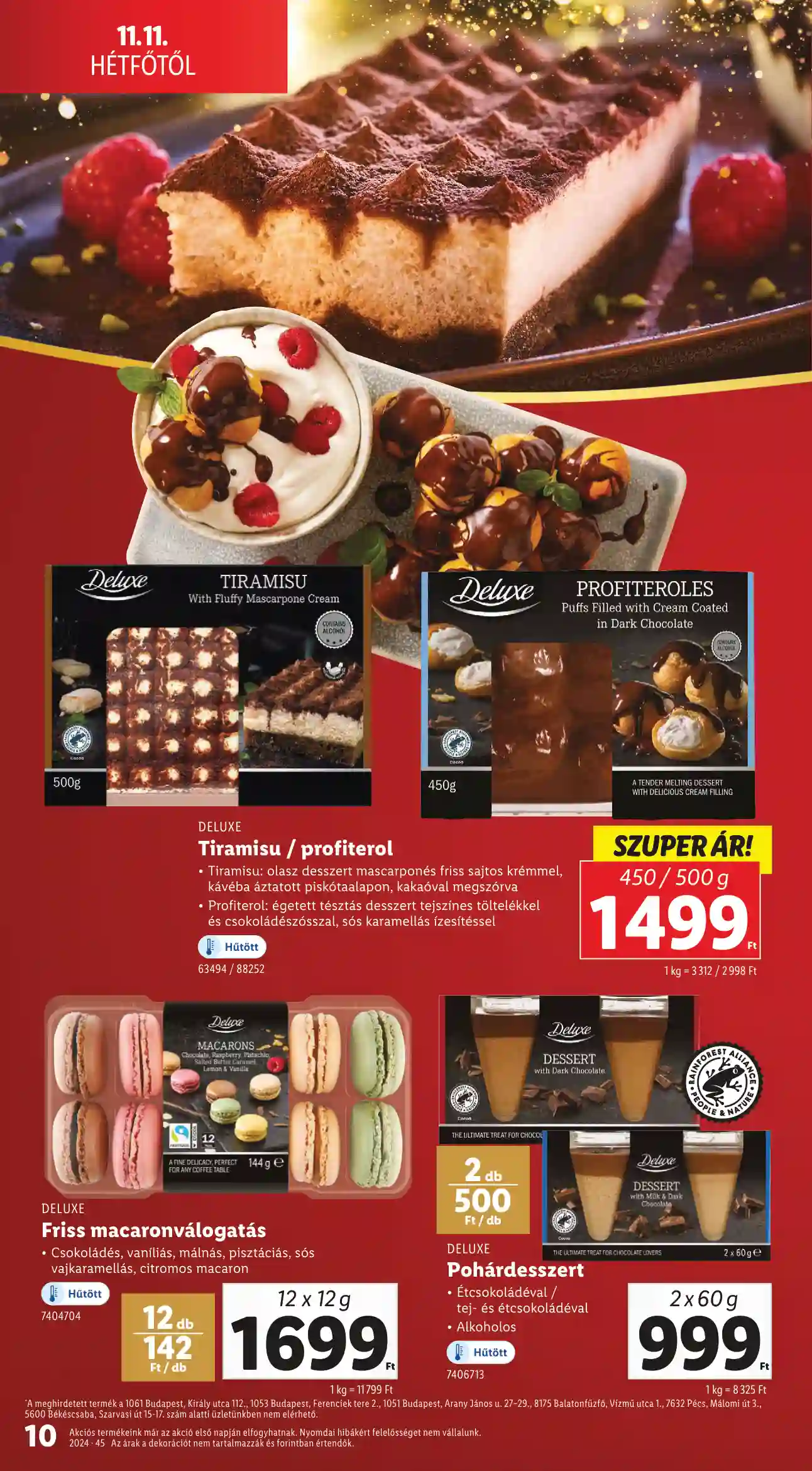 Lidl akciós újság 46. hét (Érvényes 11.11-től) (22 oldal)