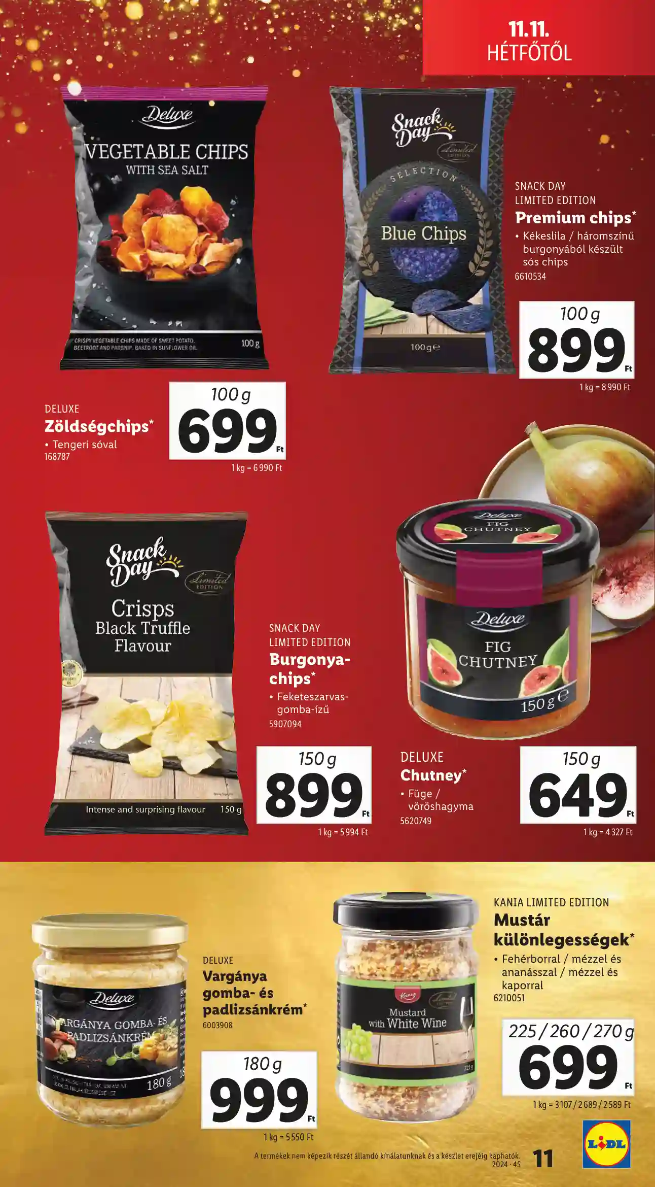 Lidl akciós újság 46. hét (Érvényes 11.11-től) (3 oldal)