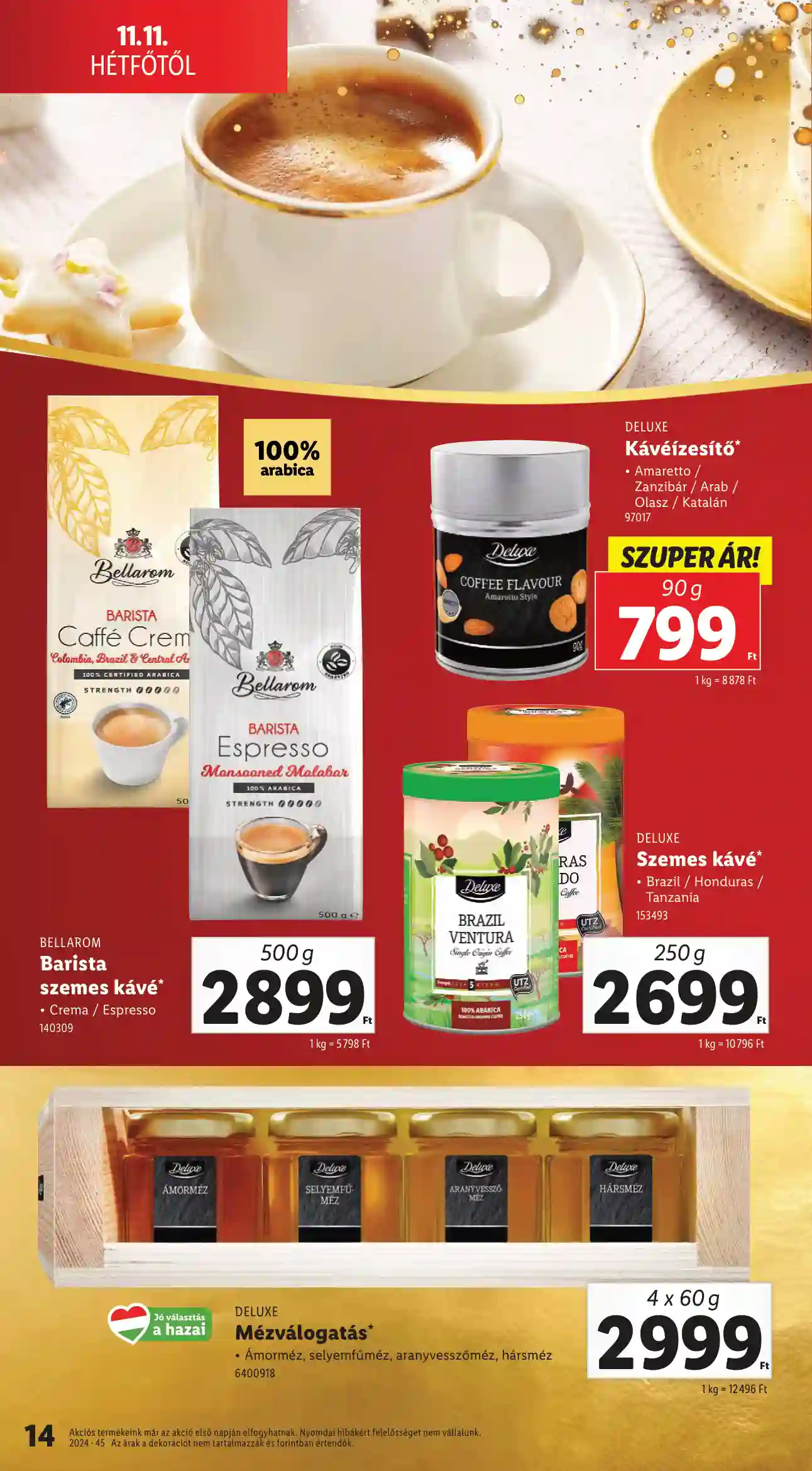 Lidl akciós újság 46. hét (Érvényes 11.11-től) (6 oldal)
