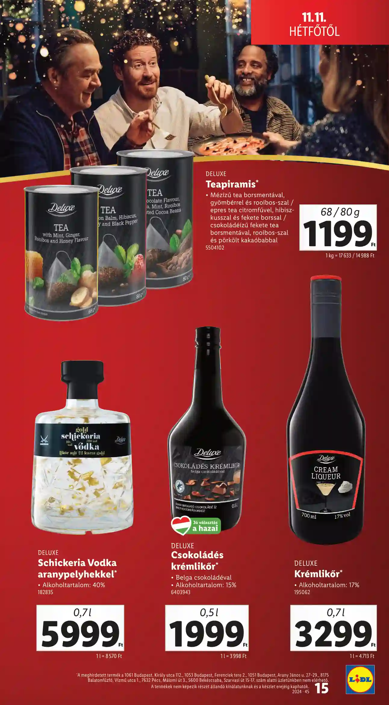 Lidl akciós újság 46. hét (Érvényes 11.11-től) (7 oldal)