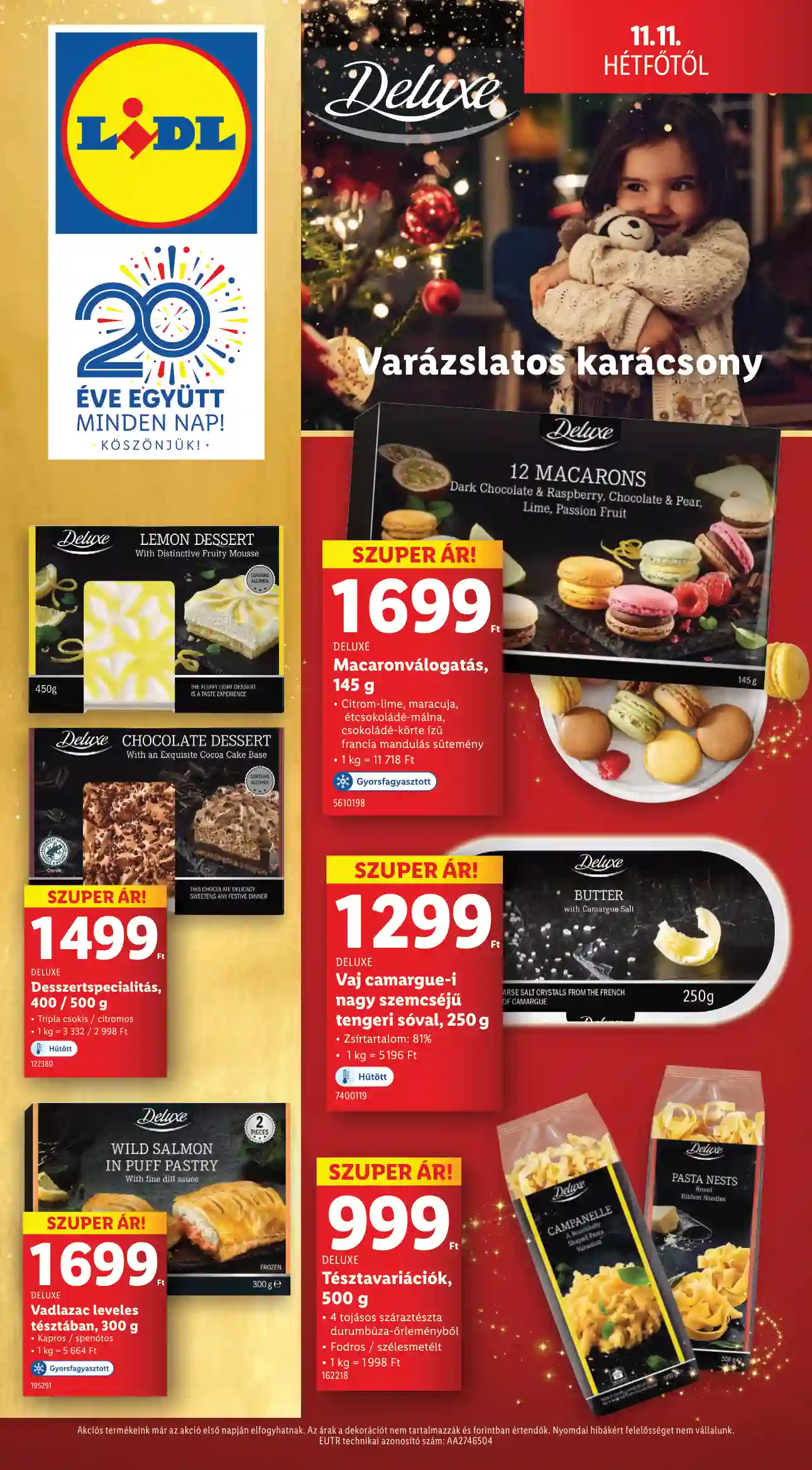 Lidl akciós újság 46. hét (Érvényes 11.11-től) (8 oldal)