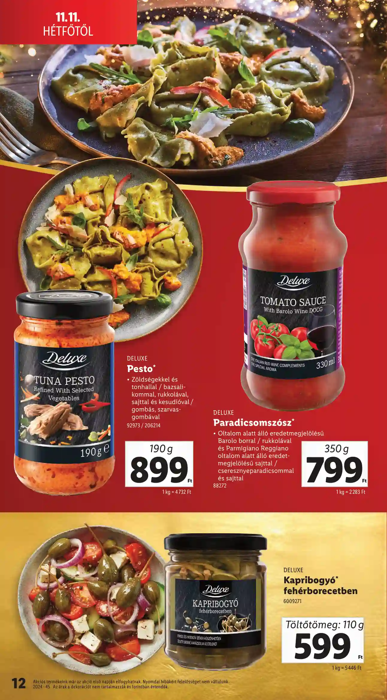 Lidl akciós újság 46. hét (Érvényes 11.11-től) (4 oldal)