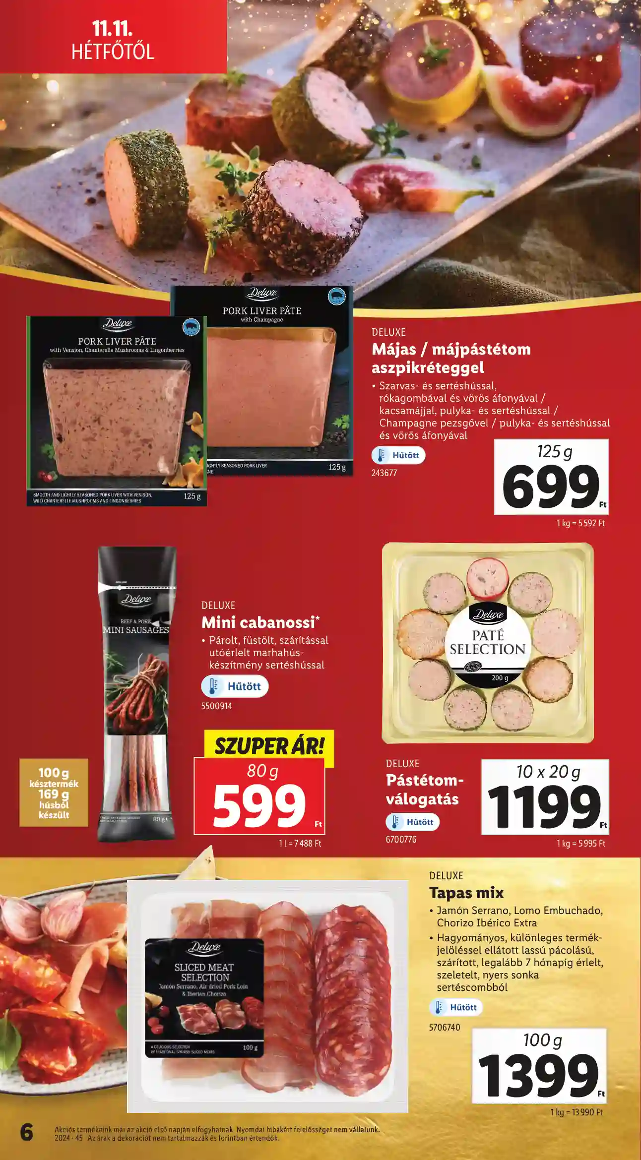 Lidl akciós újság 46. hét (Érvényes 11.11-től) (12 oldal)