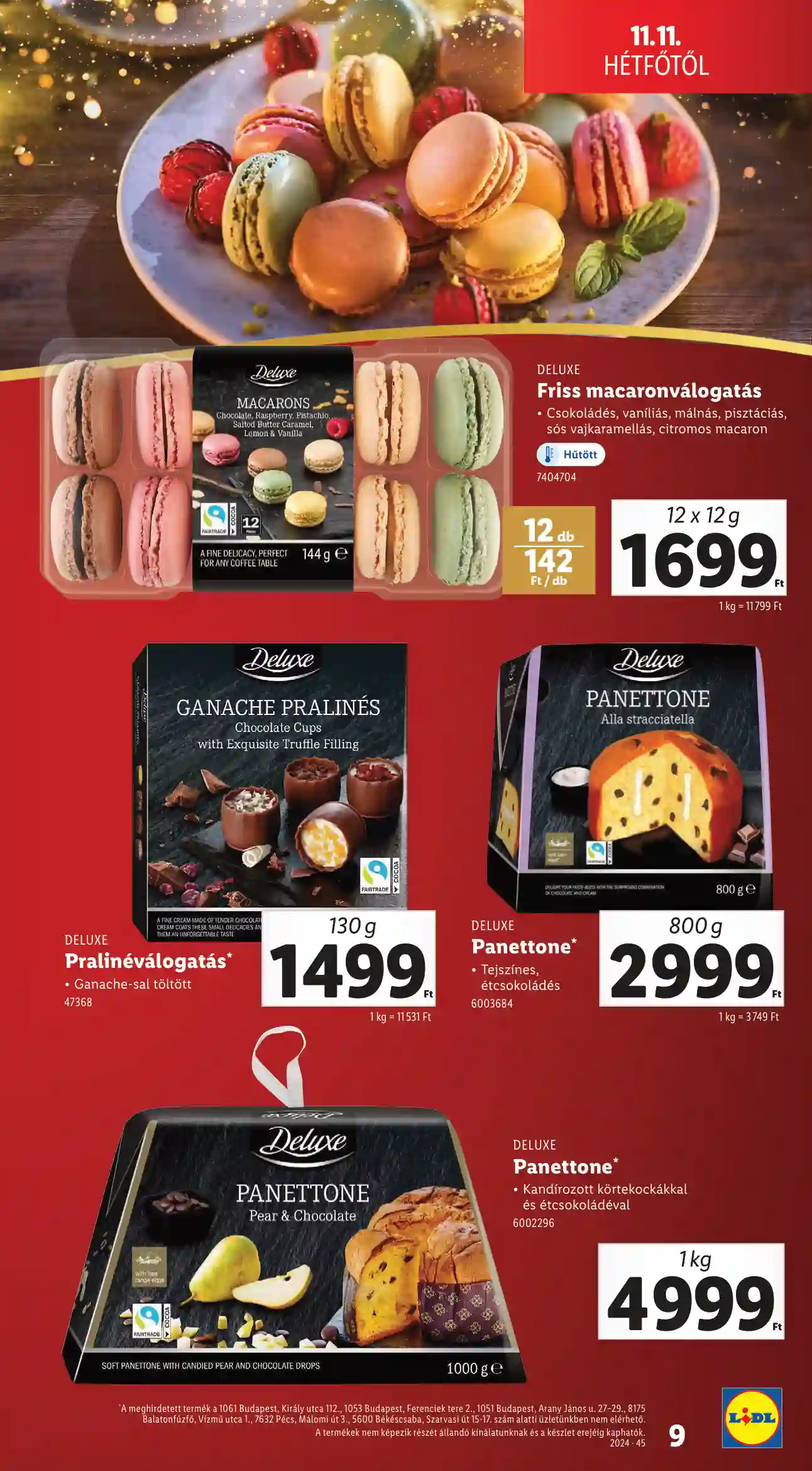 Lidl akciós újság 46. hét (Érvényes 11.11-től) (15 oldal)