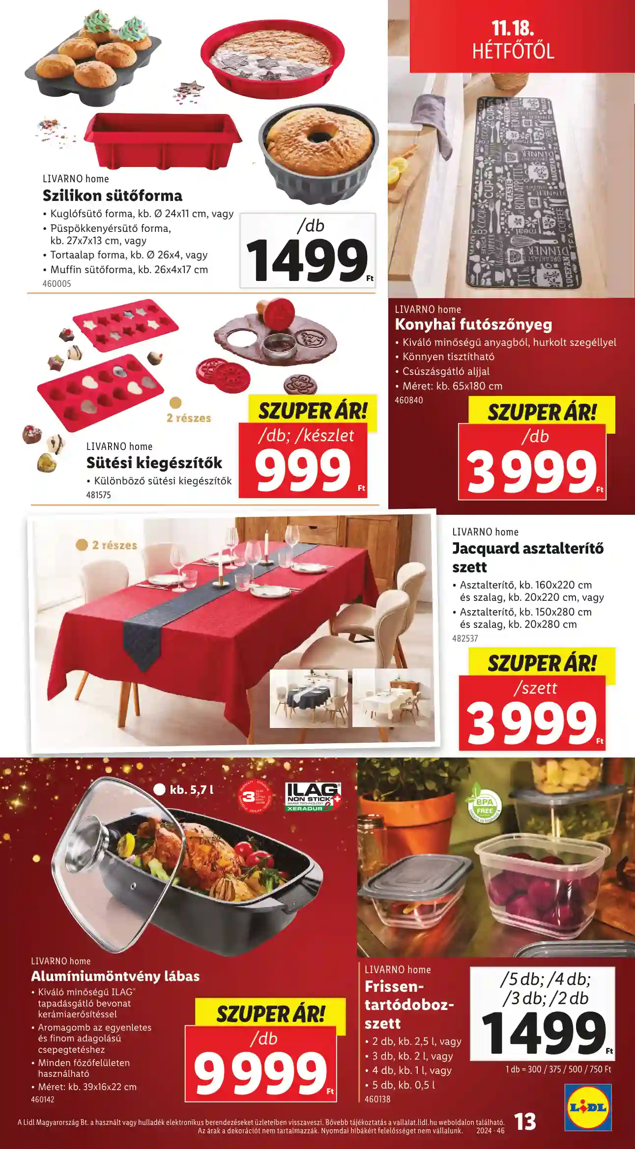Lidl akciós újság 46. hét (Érvényes 11.14-től) (5 oldal)