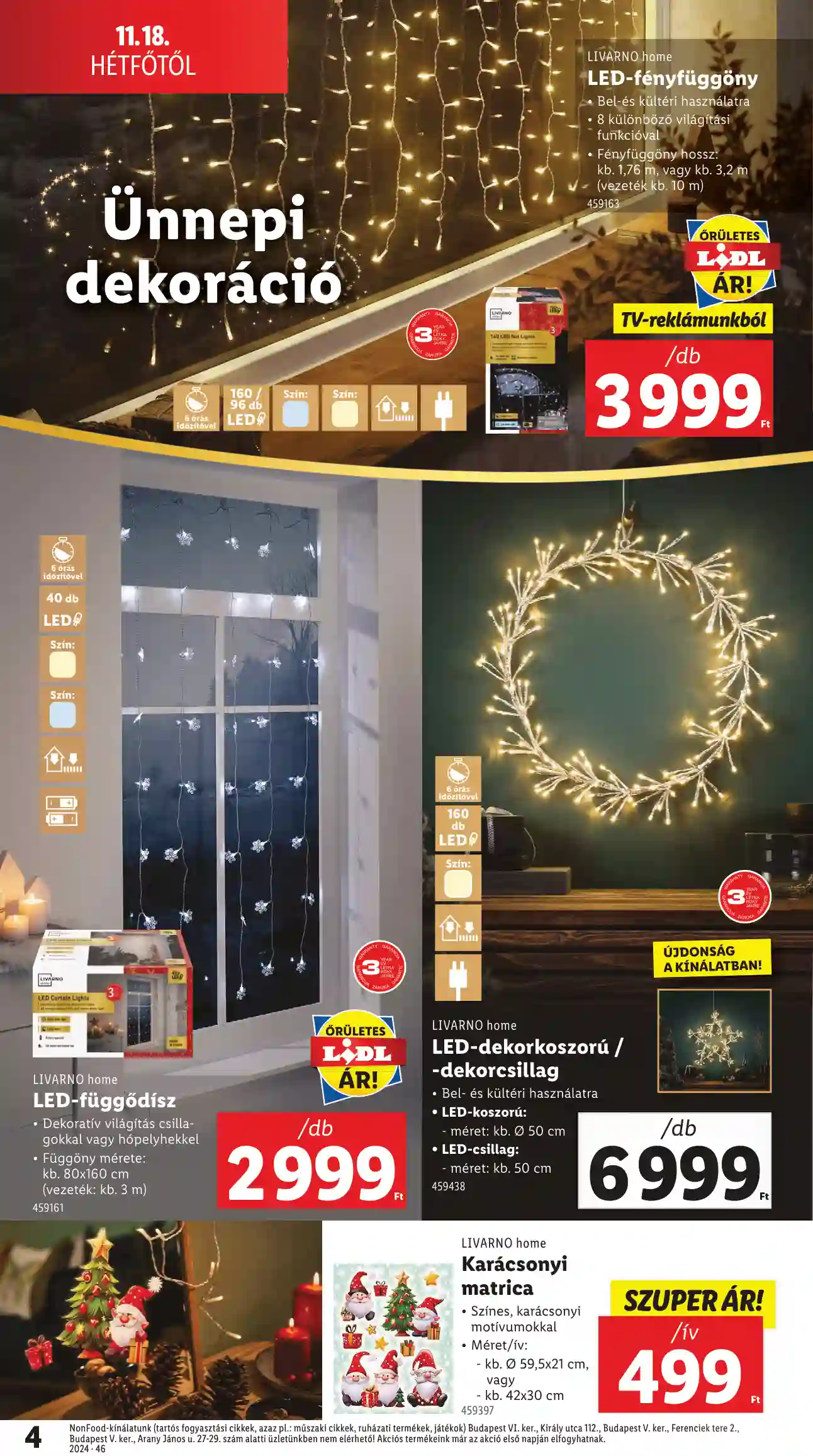 Lidl akciós újság 46. hét (Érvényes 11.14-től) (7 oldal)