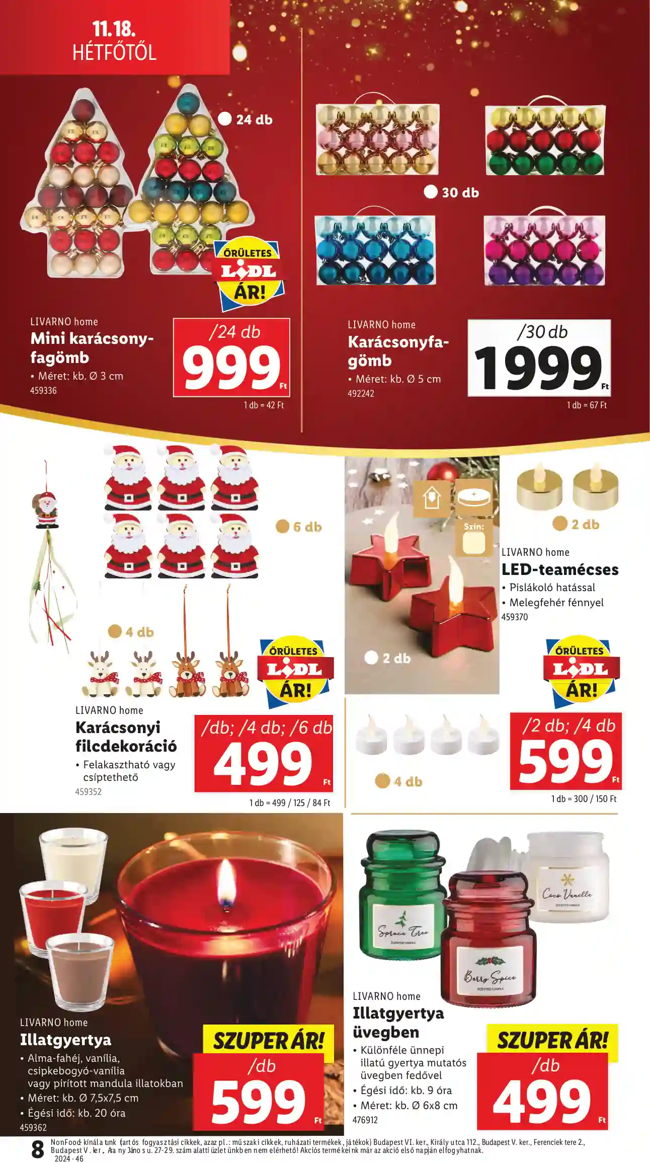 Lidl akciós újság 46. hét (Érvényes 11.14-től) (11 oldal)