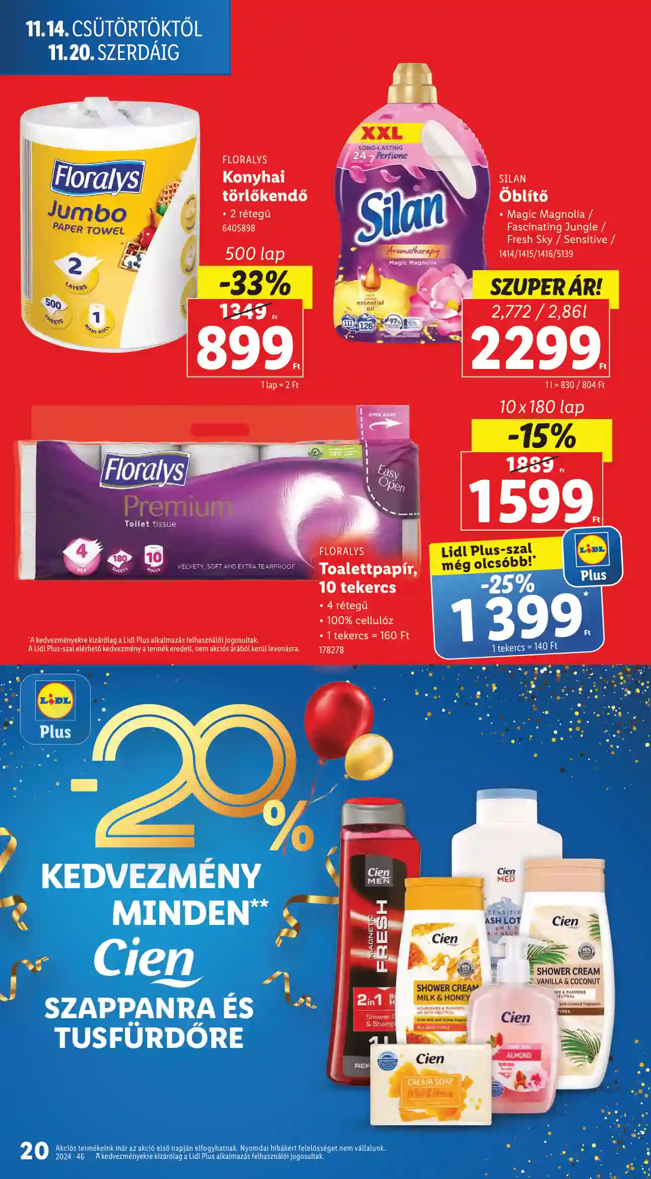 Lidl akciós újság 46. hét (Érvényes 11.14-től) (12 oldal)