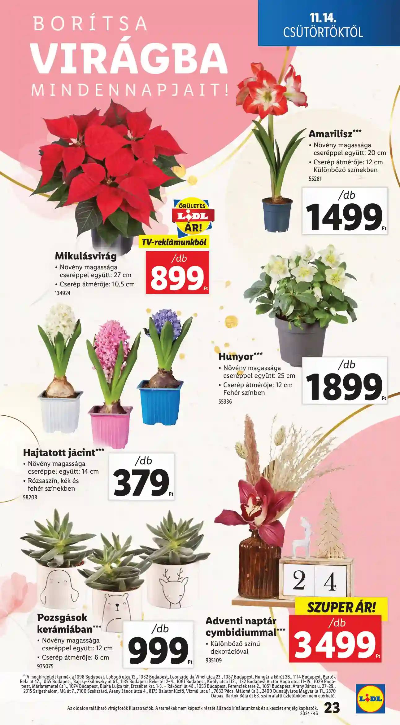 Lidl akciós újság 46. hét (Érvényes 11.14-től) (16 oldal)