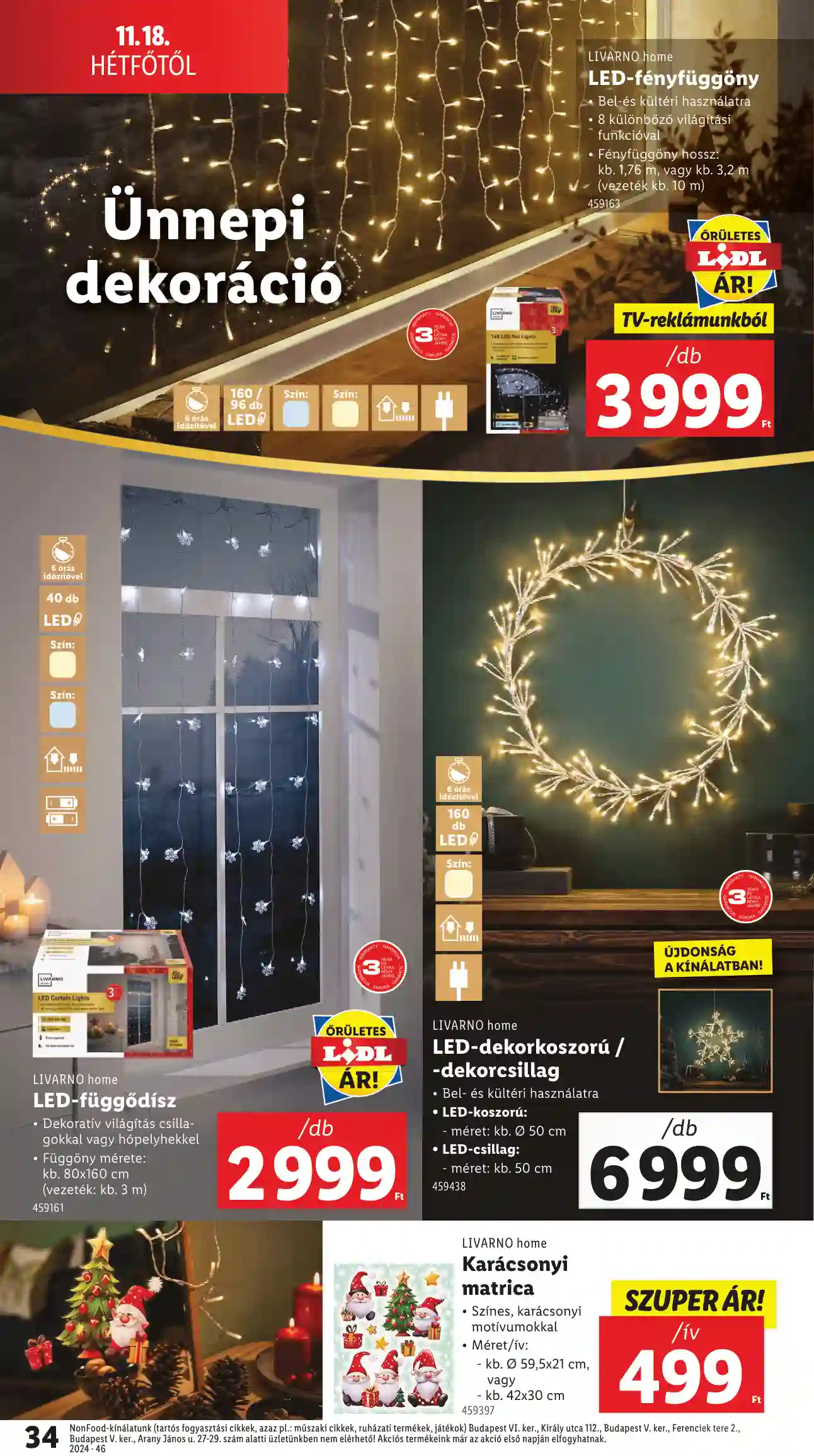 Lidl akciós újság 46. hét (Érvényes 11.14-től) (28 oldal)