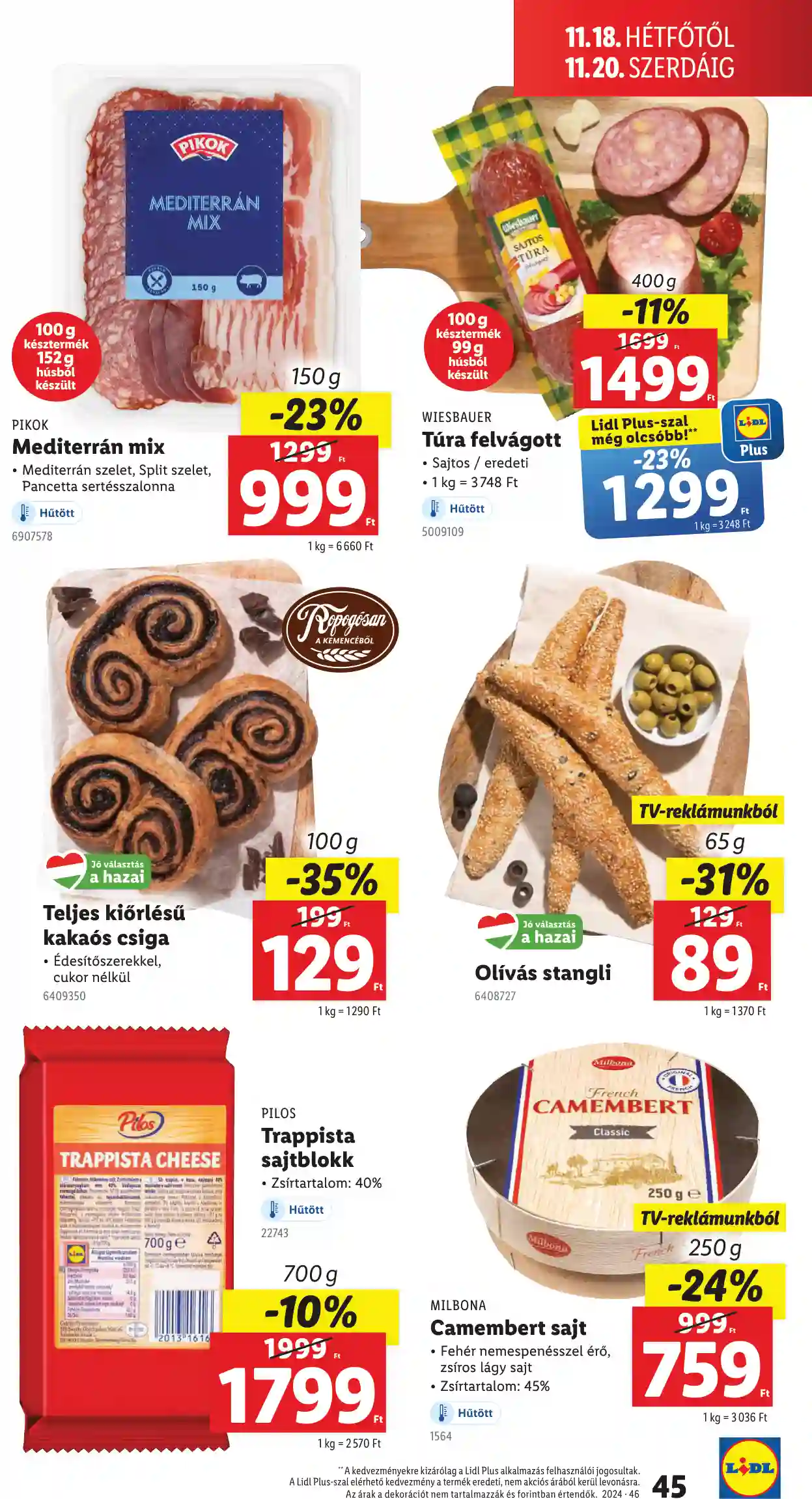 Lidl akciós újság 46. hét (Érvényes 11.14-től) (40 oldal)