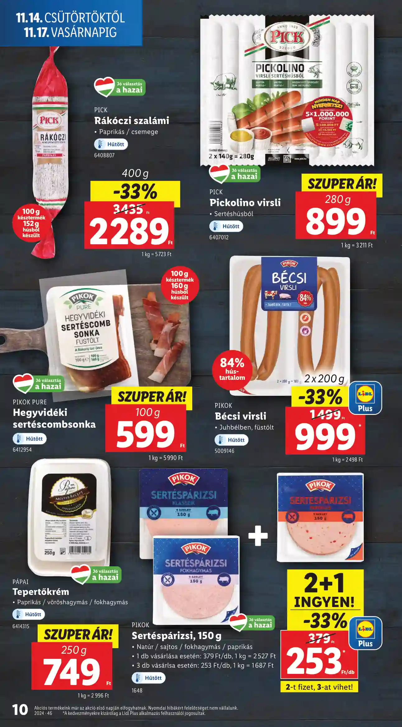 Lidl akciós újság 46. hét (Érvényes 11.14-től) (60 oldal)