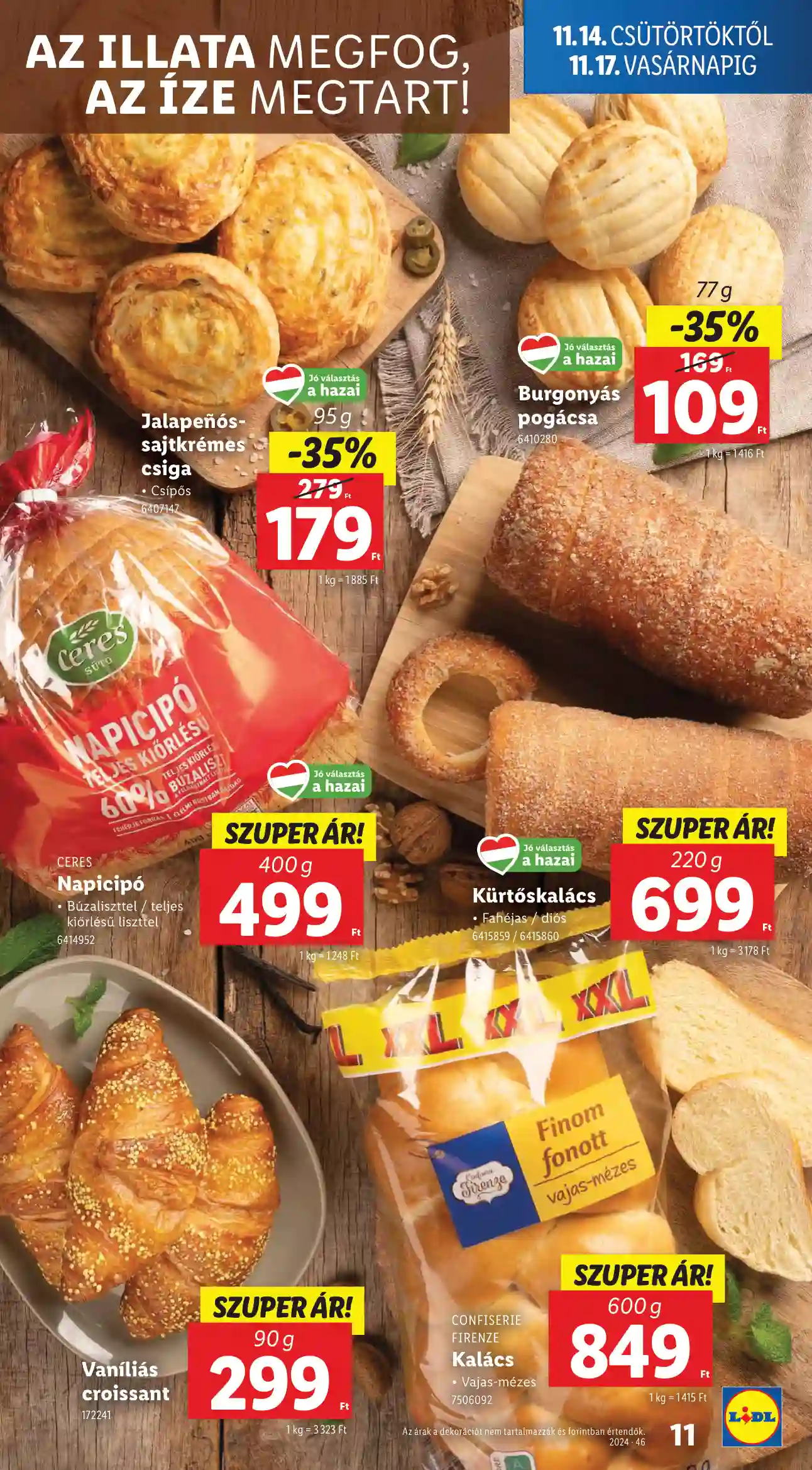 Lidl akciós újság 46. hét (Érvényes 11.14-től) (3 oldal)