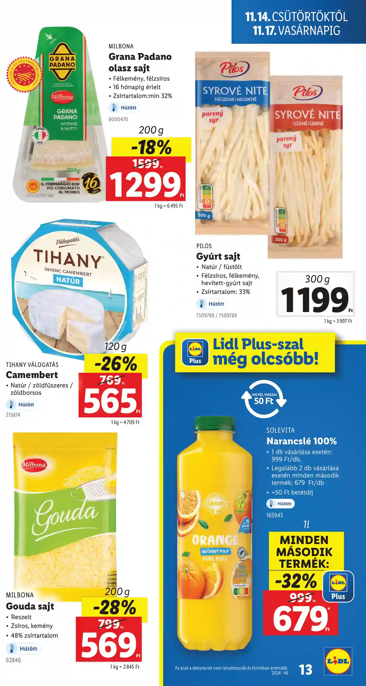 Lidl akciós újság 46. hét (Érvényes 11.14-től) (5 oldal)