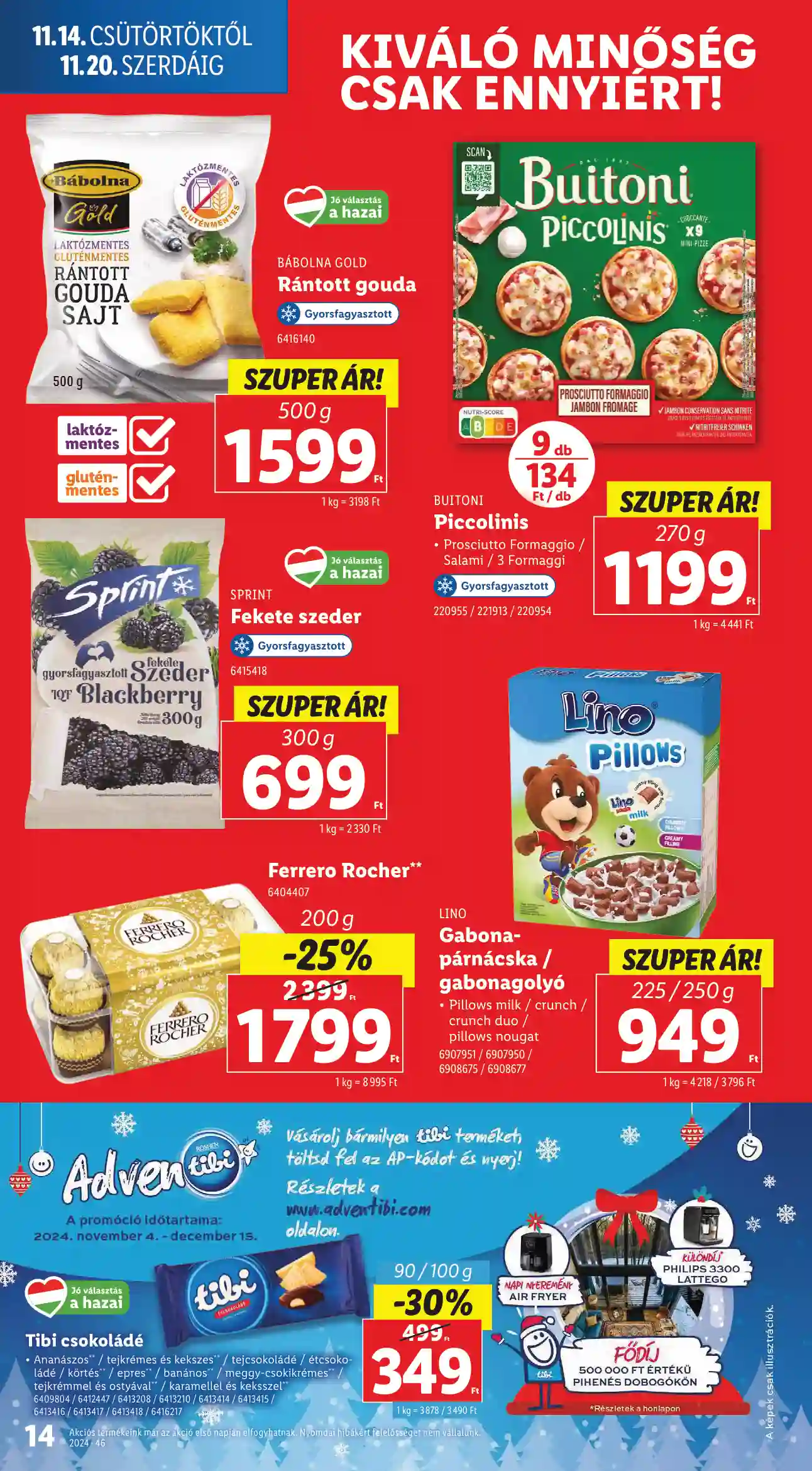 Lidl akciós újság 46. hét (Érvényes 11.14-től) (6 oldal)