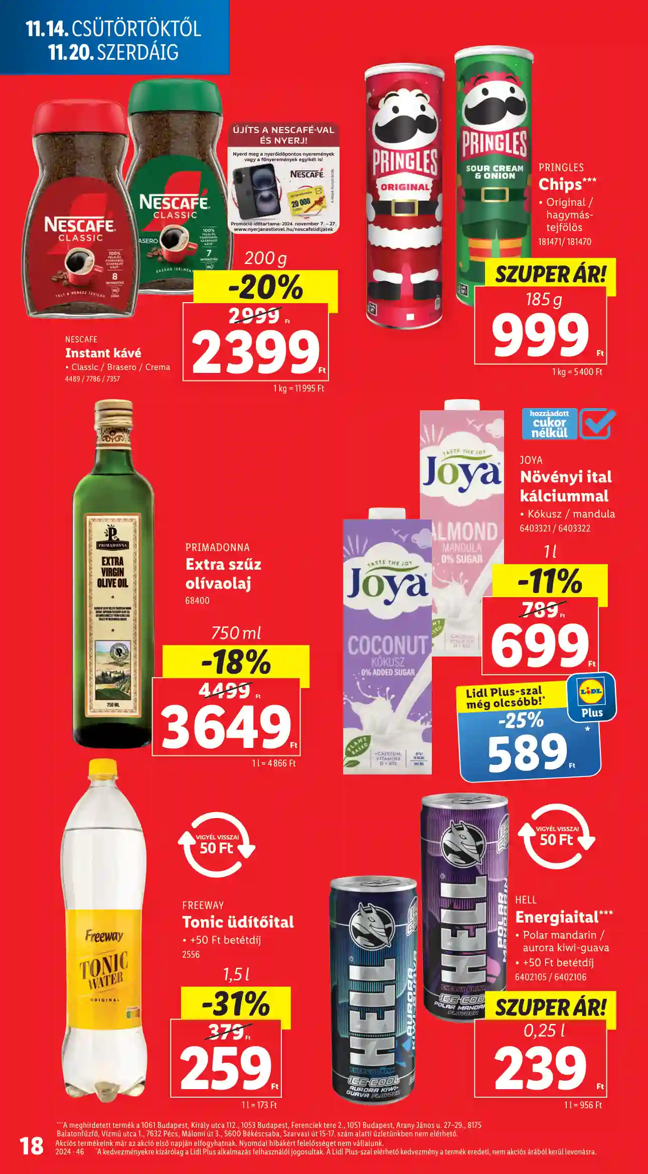 Lidl akciós újság 46. hét (Érvényes 11.14-től) (10 oldal)