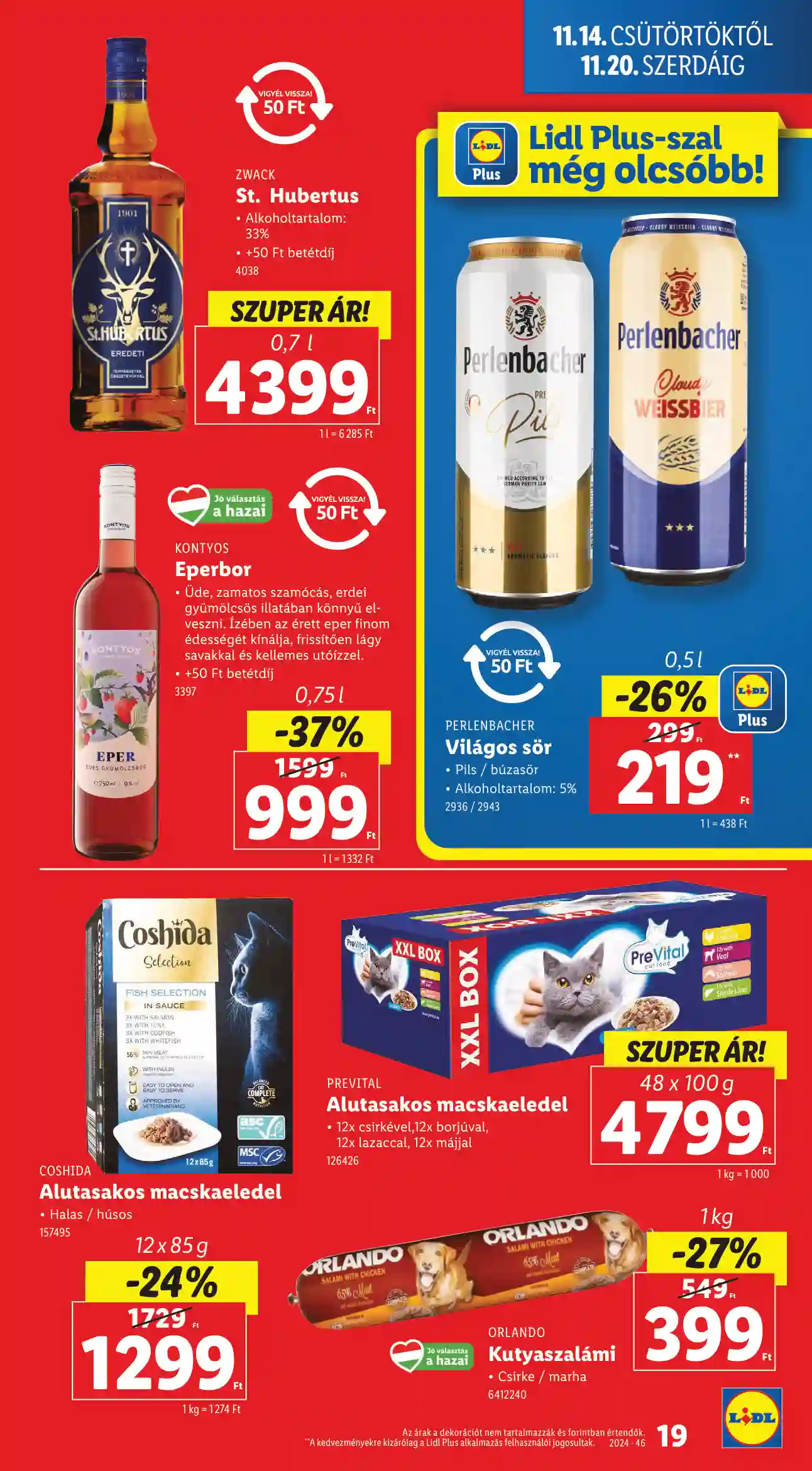 Lidl akciós újság 46. hét (Érvényes 11.14-től) (11 oldal)