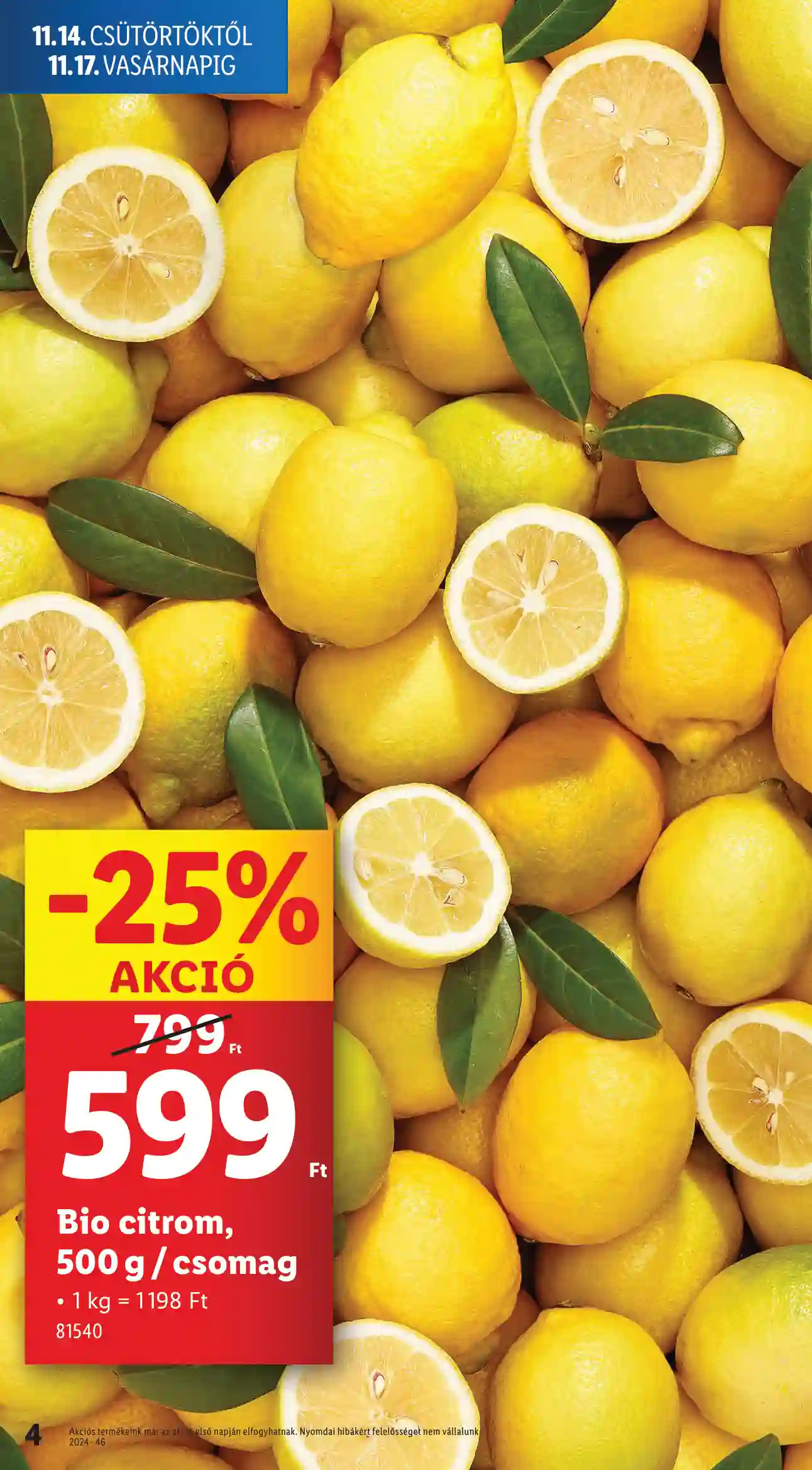 Lidl akciós újság 46. hét (Érvényes 11.14-től) (24 oldal)