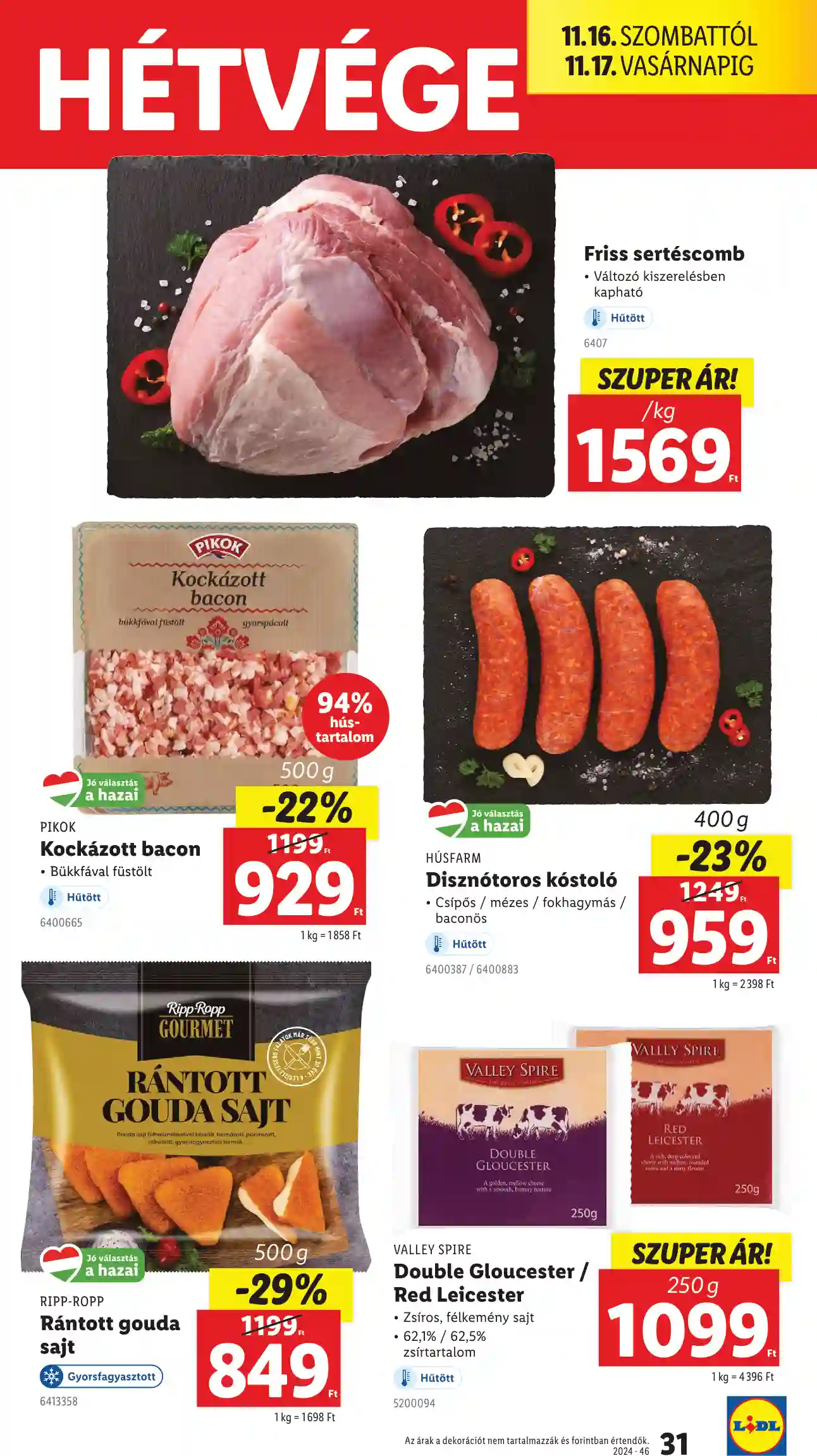 Lidl akciós újság 46. hét (Érvényes 11.14-től) (25 oldal)