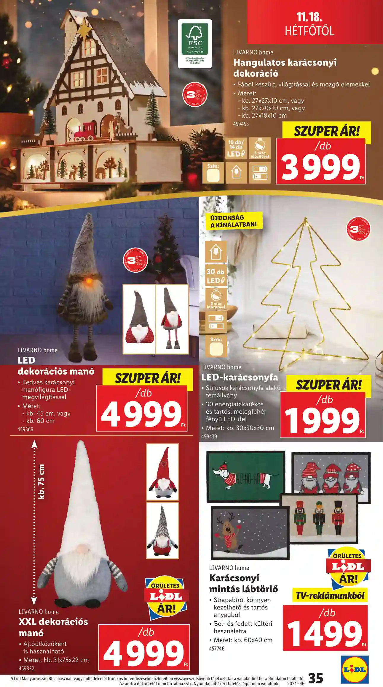 Lidl akciós újság 46. hét (Érvényes 11.14-től) (29 oldal)