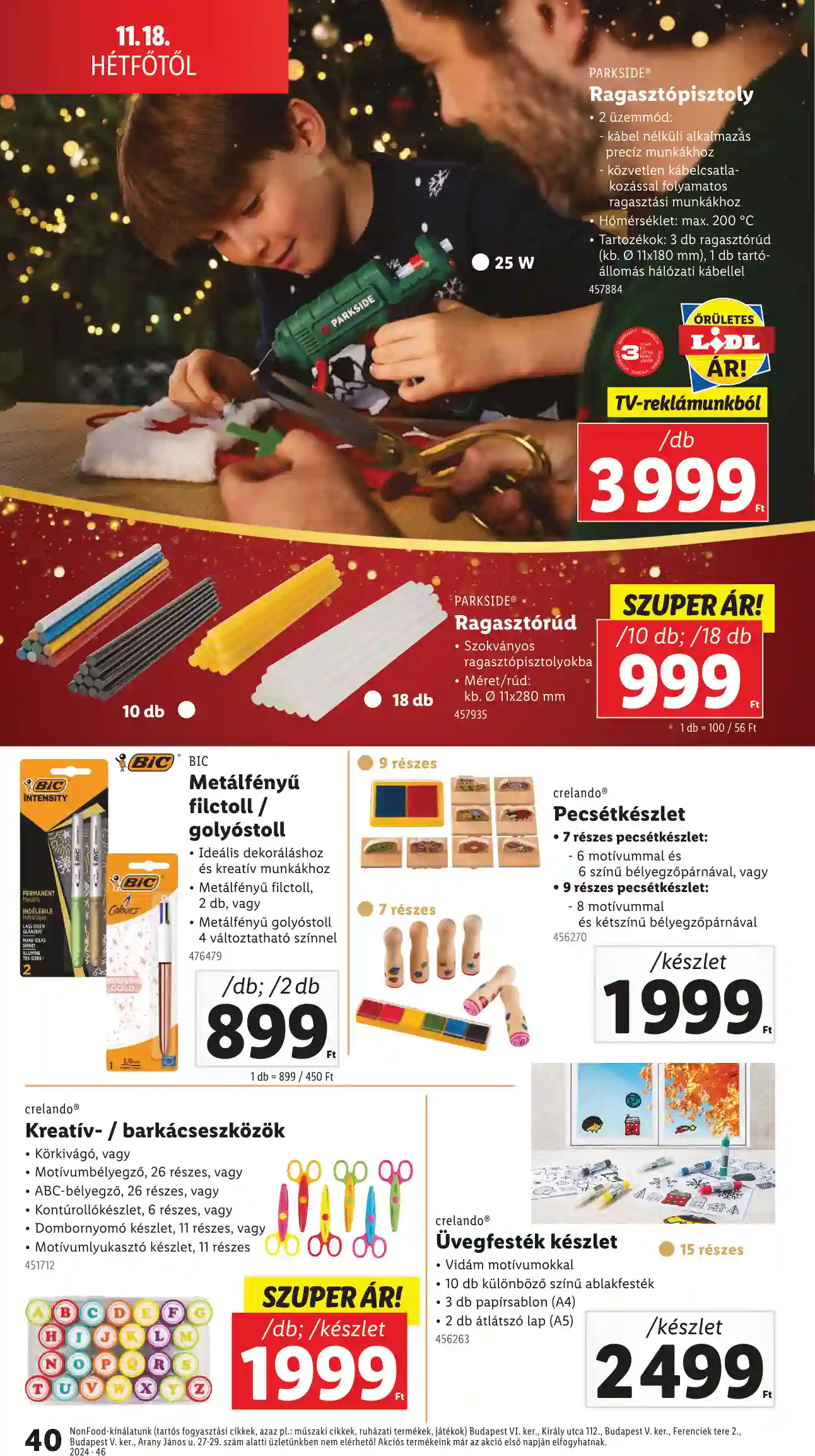 Lidl akciós újság 46. hét (Érvényes 11.14-től) (34 oldal)
