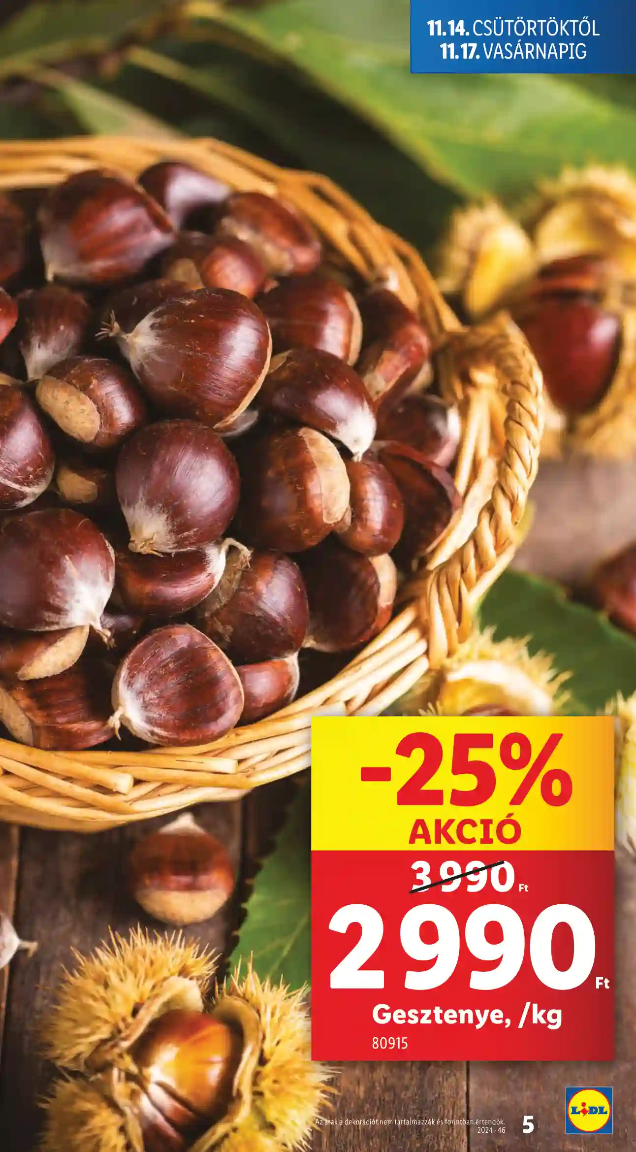 Lidl akciós újság 46. hét (Érvényes 11.14-től) (35 oldal)
