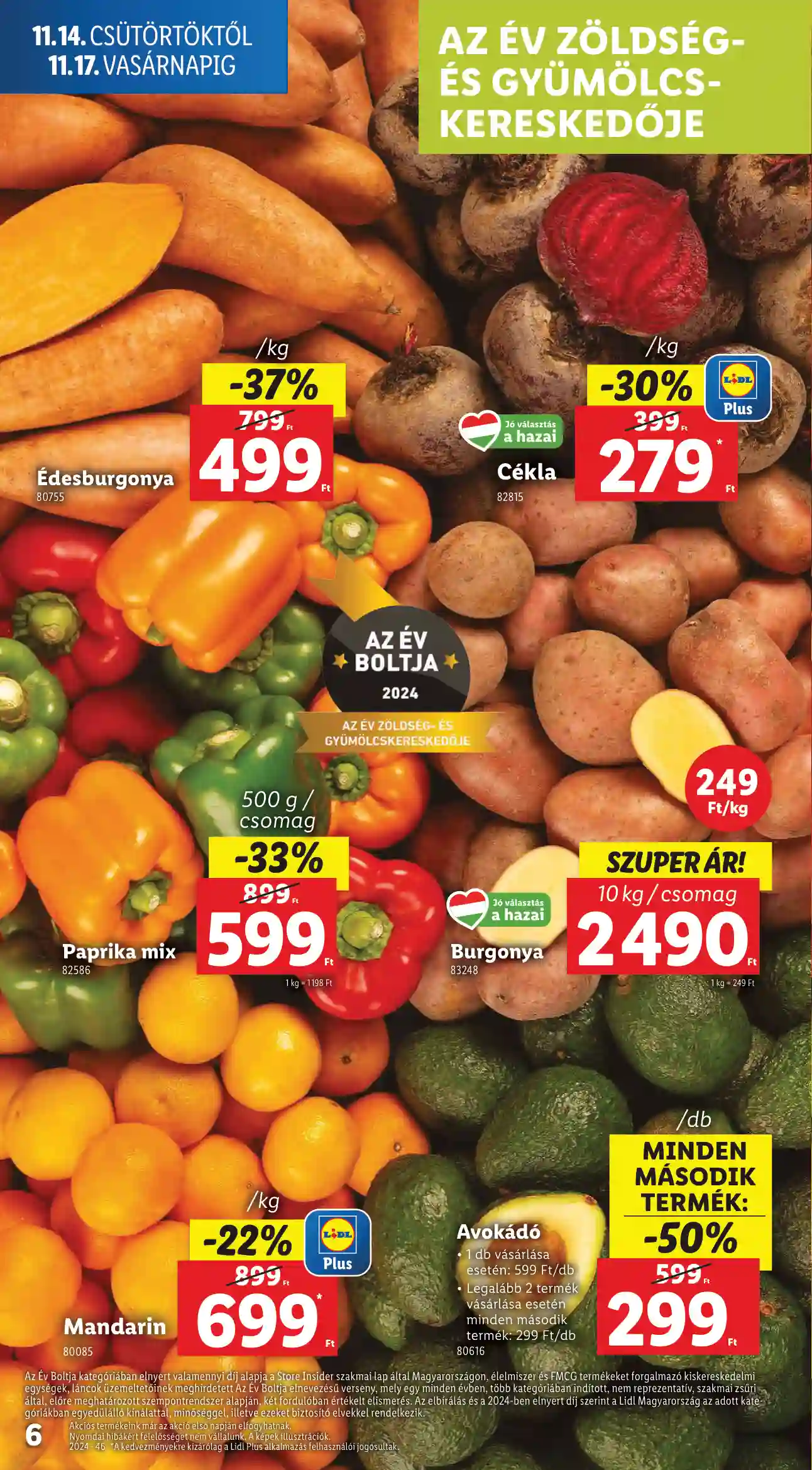 Lidl akciós újság 46. hét (Érvényes 11.14-től) (46 oldal)