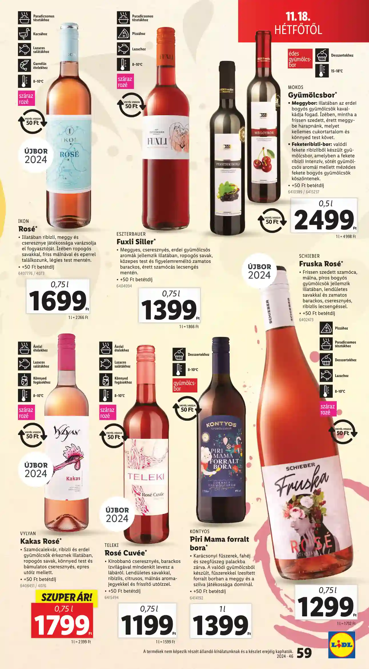Lidl akciós újság 46. hét (Érvényes 11.14-től) (55 oldal)
