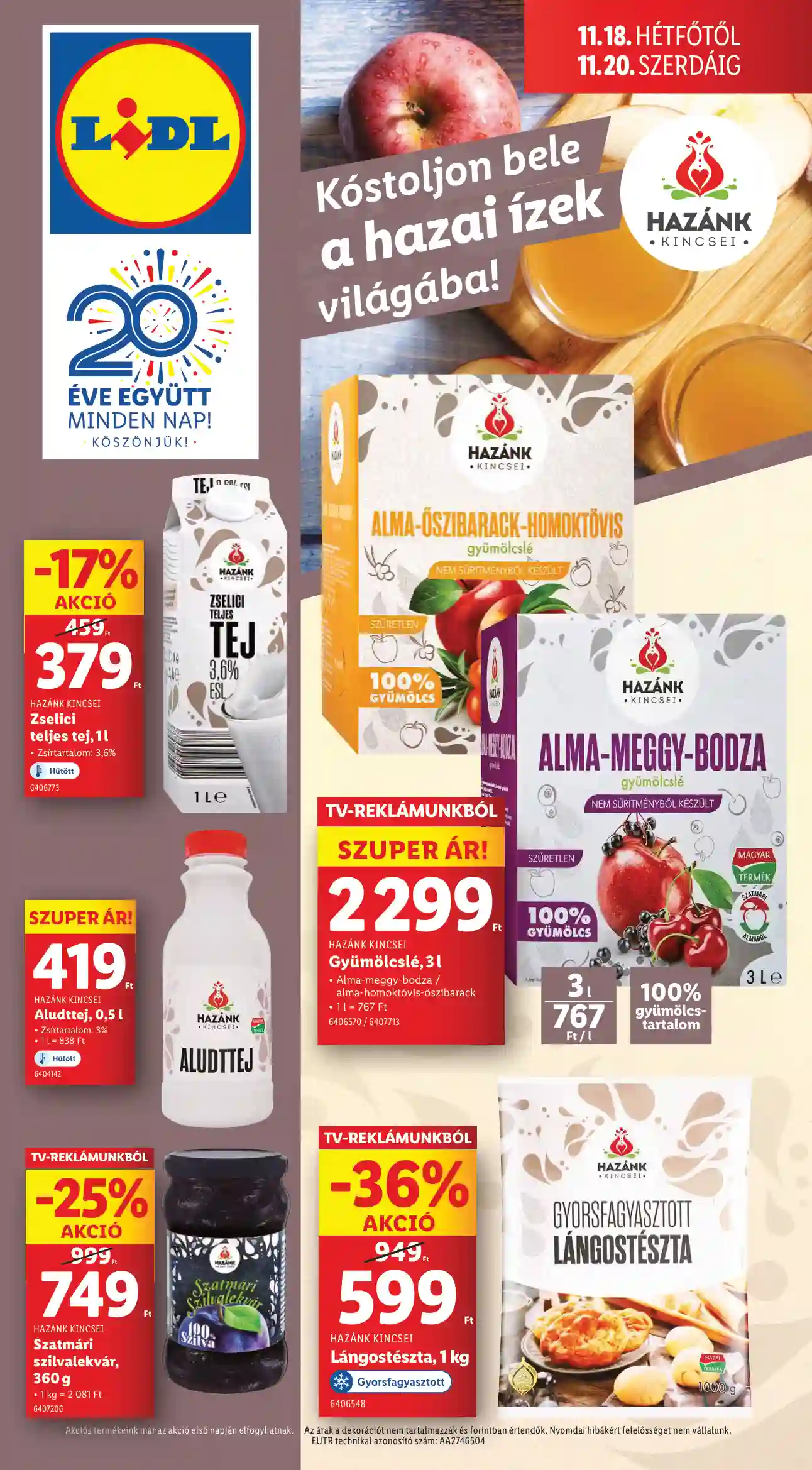 Lidl akciós újság 46. hét (Érvényes 11.14-től) (56 oldal)
