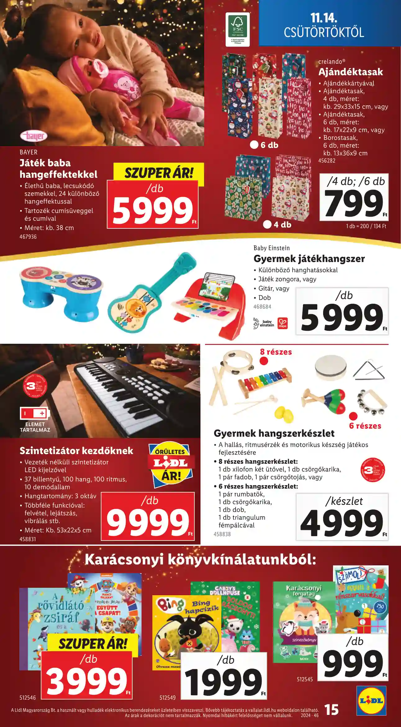 Lidl akciós újság 46. hét (Érvényes 11.14-től) (7 oldal)