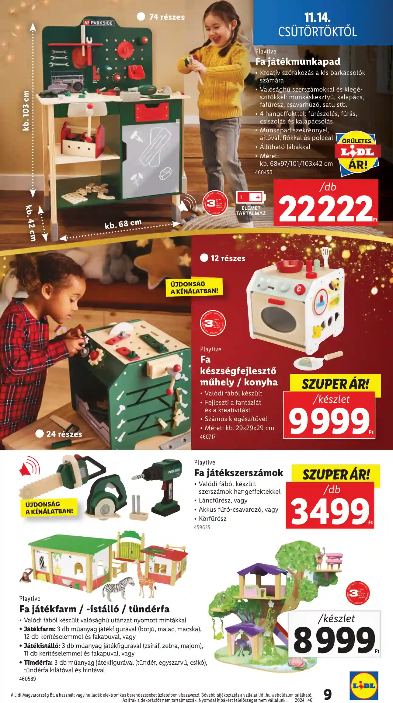 Lidl akciós újság 46. hét (Érvényes 11.14-től) (15 oldal)
